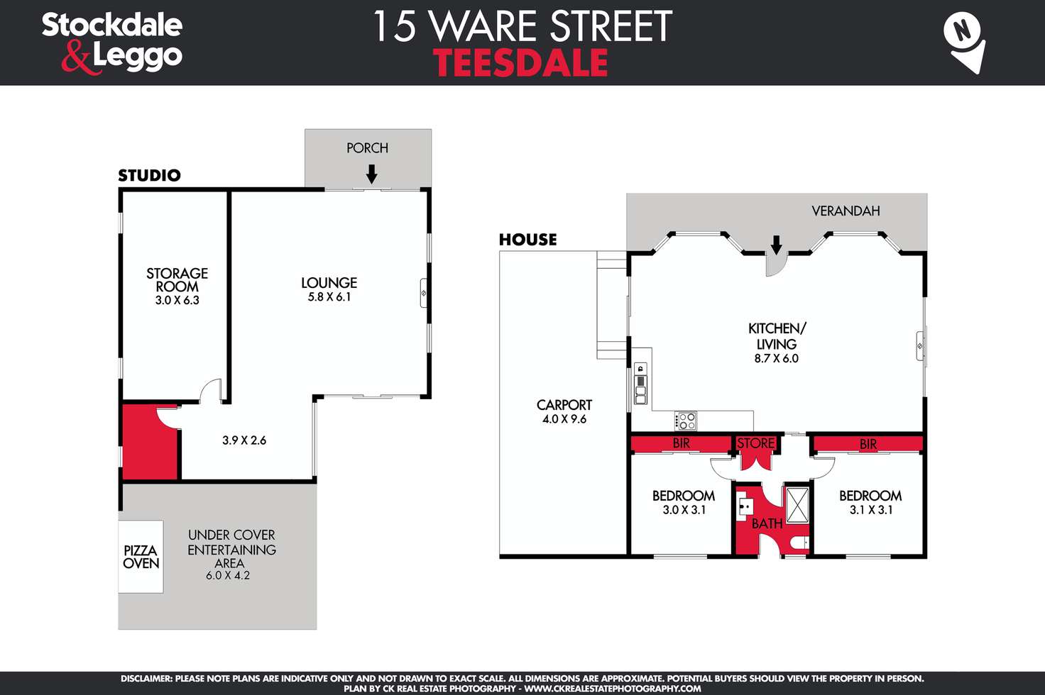 Floorplan of Homely house listing, 15 Ware Street, Teesdale VIC 3328