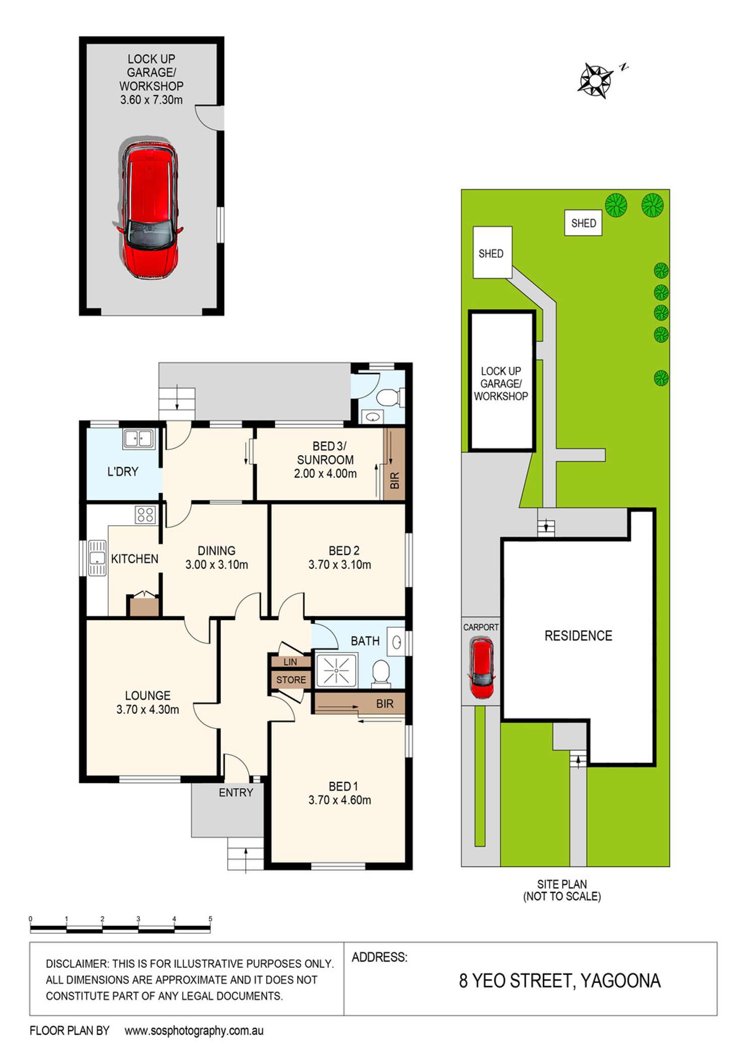 Floorplan of Homely house listing, 8 Yeo Street, Yagoona NSW 2199