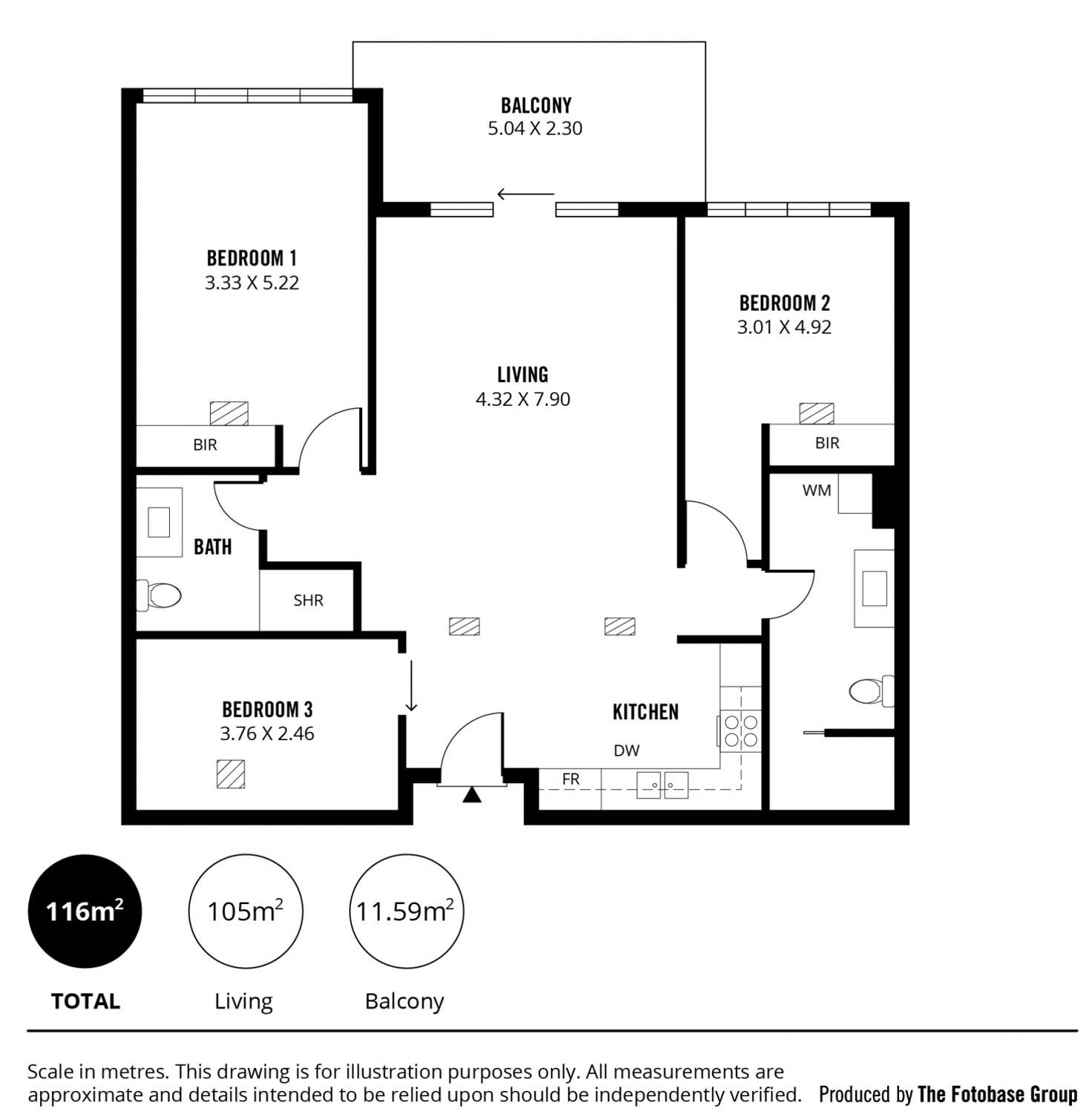 Floorplan of Homely apartment listing, 102/112 South Terrace, Adelaide SA 5000