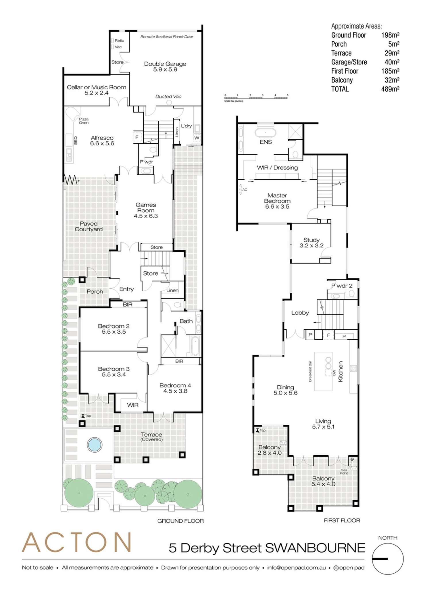 Floorplan of Homely house listing, 5 Derby Street, Swanbourne WA 6010