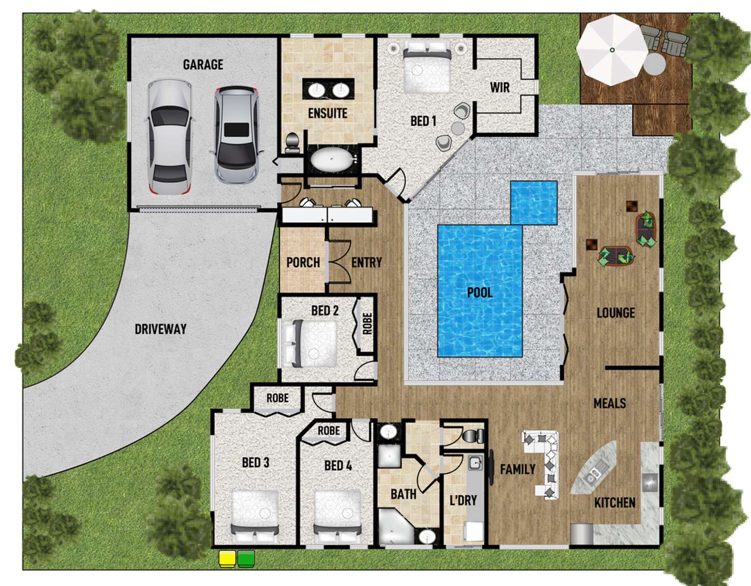 Floorplan of Homely house listing, 10 Fairway Parade, Peregian Springs QLD 4573