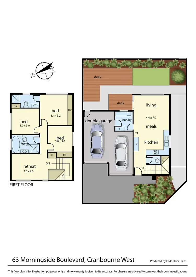 Floorplan of Homely house listing, 63 Morningside Boulevard, Cranbourne West VIC 3977