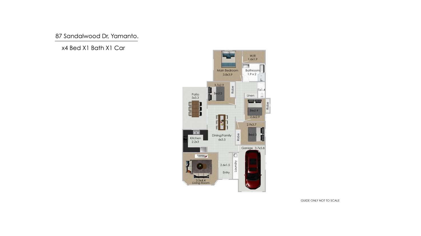 Floorplan of Homely house listing, 87 Sandalwood Drive, Yamanto QLD 4305