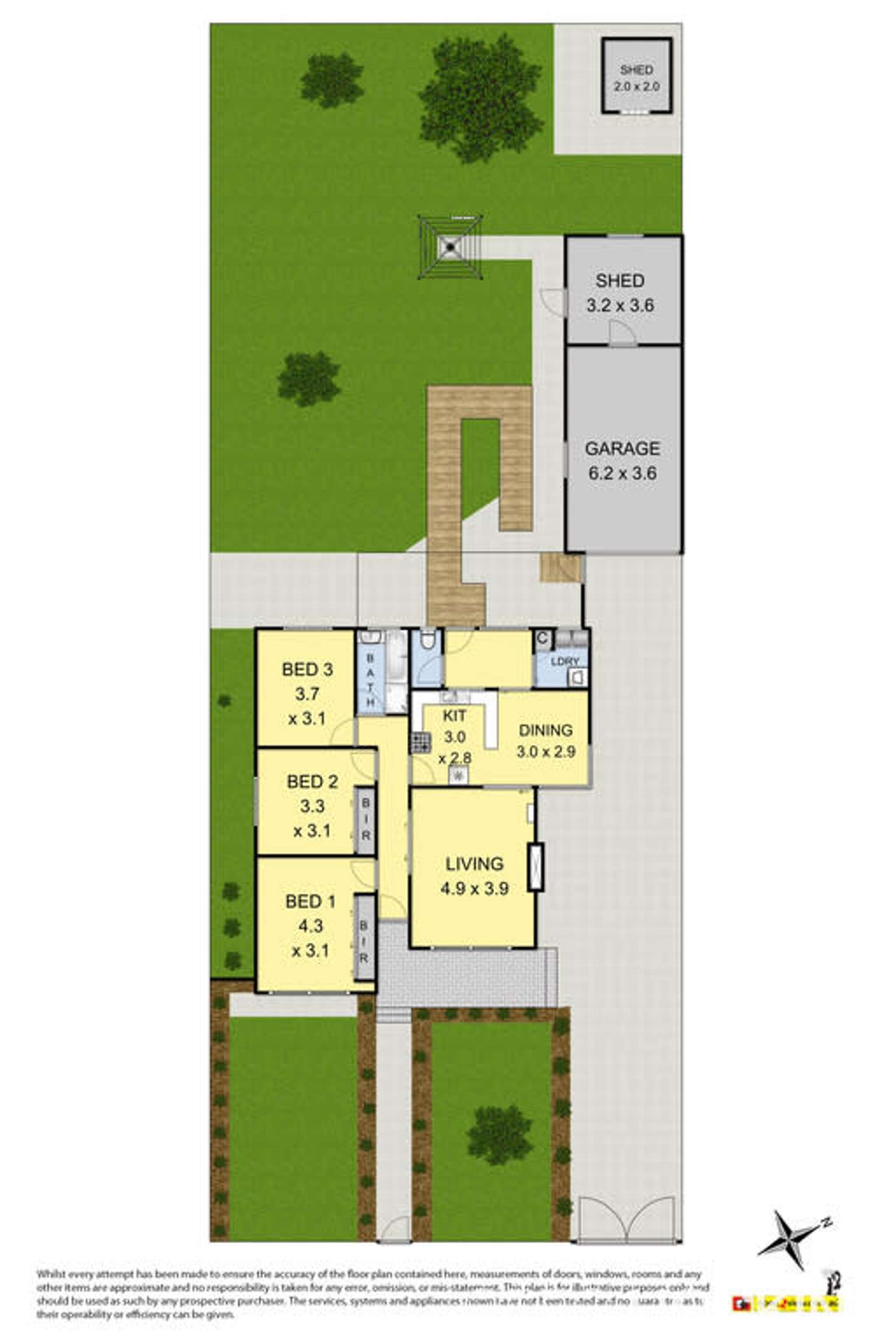 Floorplan of Homely house listing, 85 Hansen Street, Altona North VIC 3025