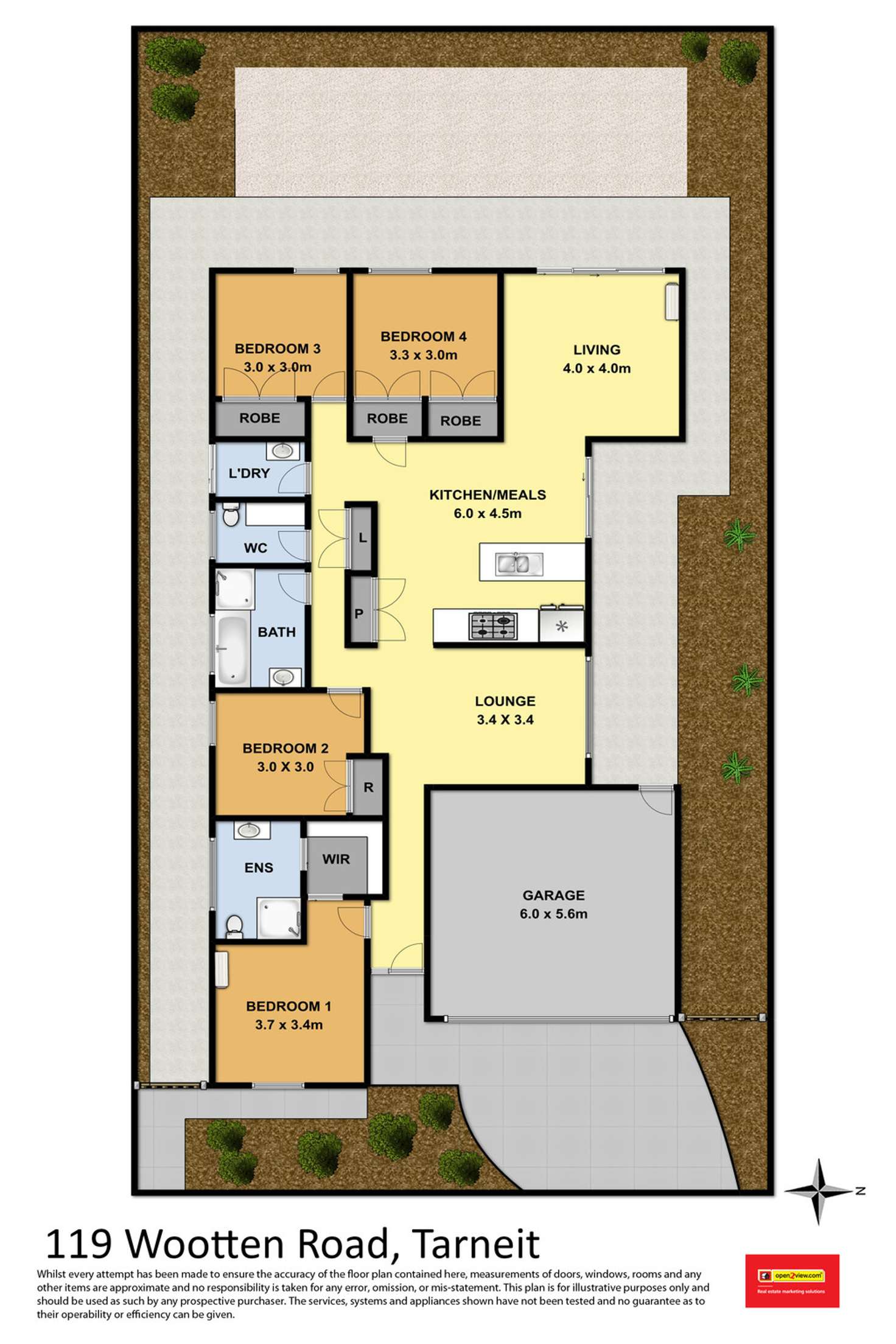 Floorplan of Homely house listing, 117 Wootten Road, Tarneit VIC 3029