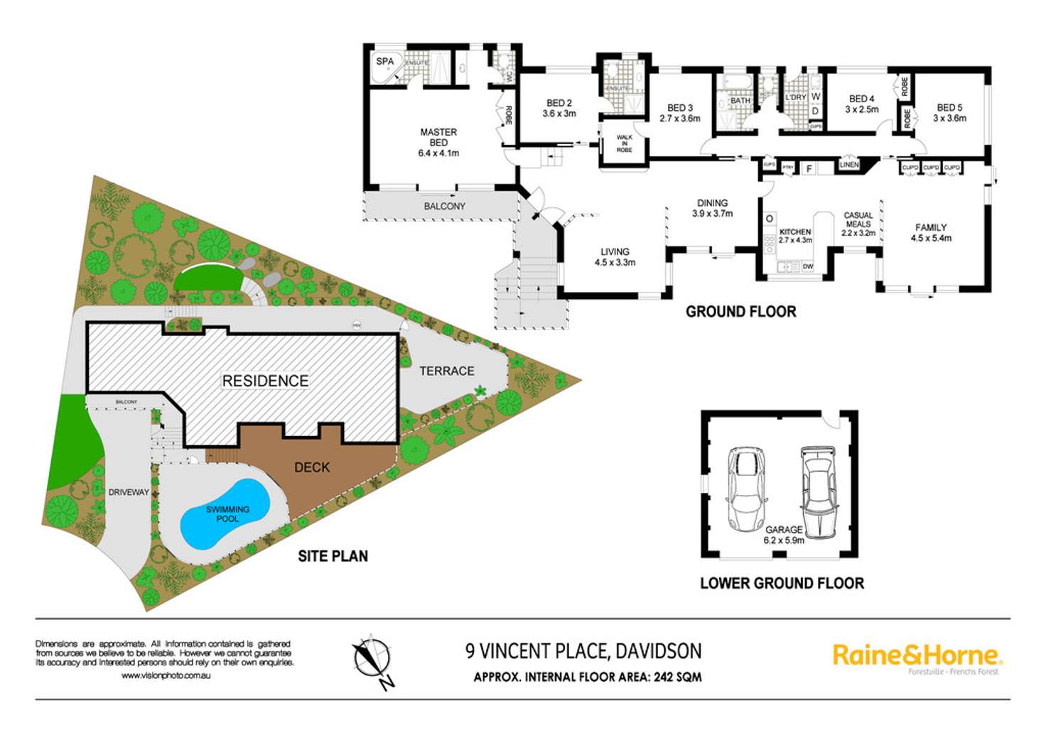 Floorplan of Homely house listing, 9 Vincent Place, Davidson NSW 2085