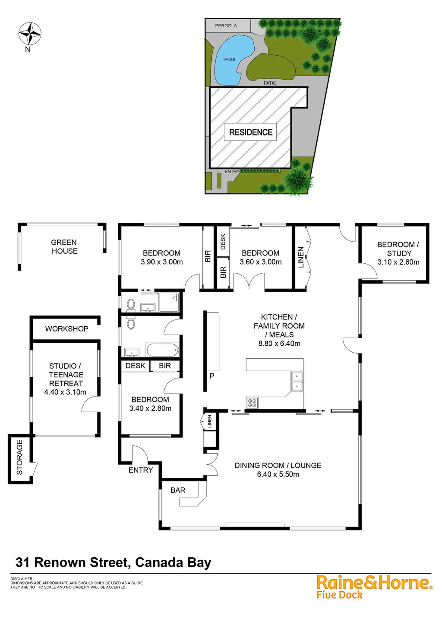 Floorplan of Homely house listing, 31 RENOWN STREET, Canada Bay NSW 2046