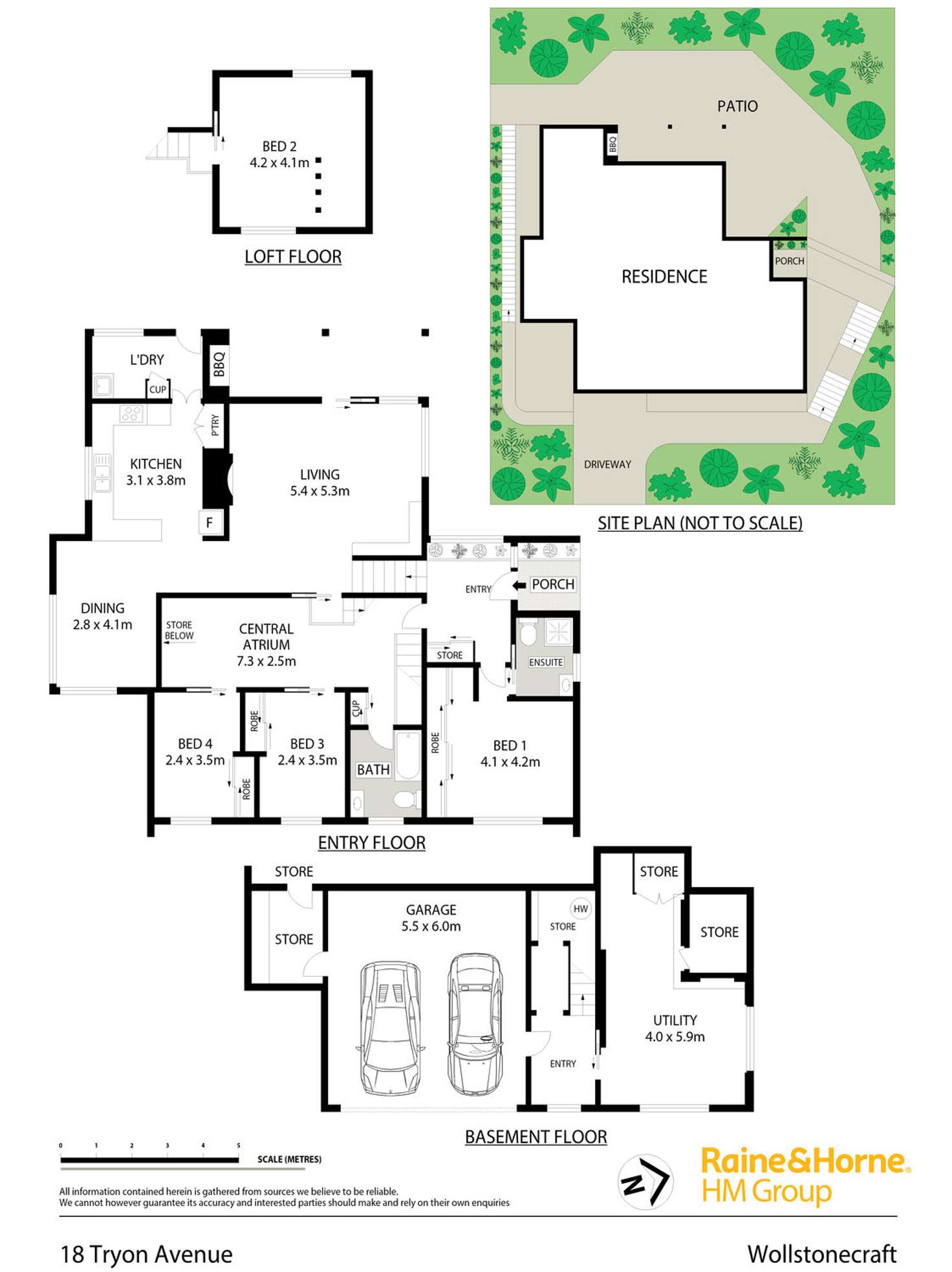 Floorplan of Homely house listing, 18 Tryon Avenue, Wollstonecraft NSW 2065