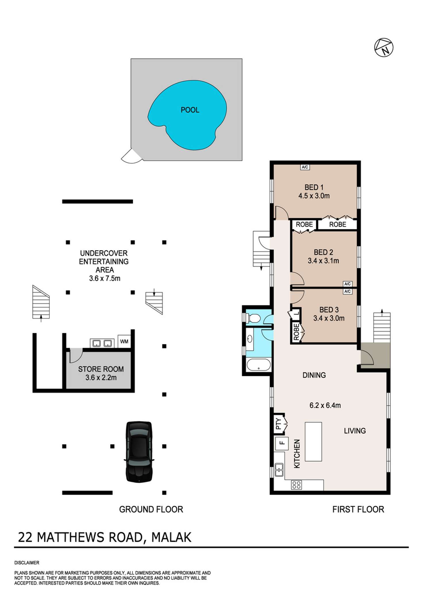 Floorplan of Homely house listing, 22 Matthews Road, Malak NT 812