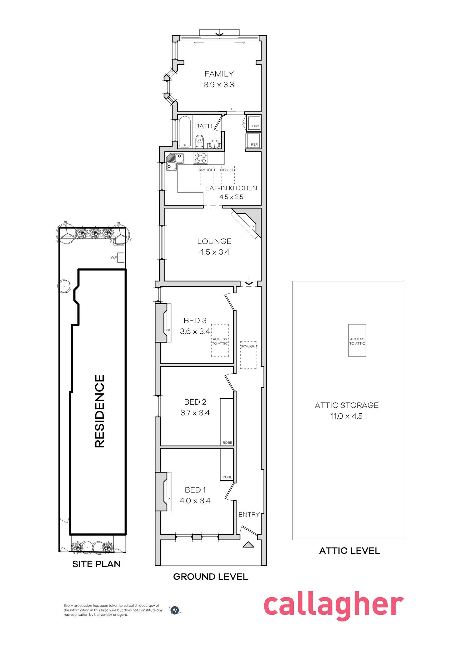 Floorplan of Homely house listing, 243 Corunna Road, Petersham NSW 2049