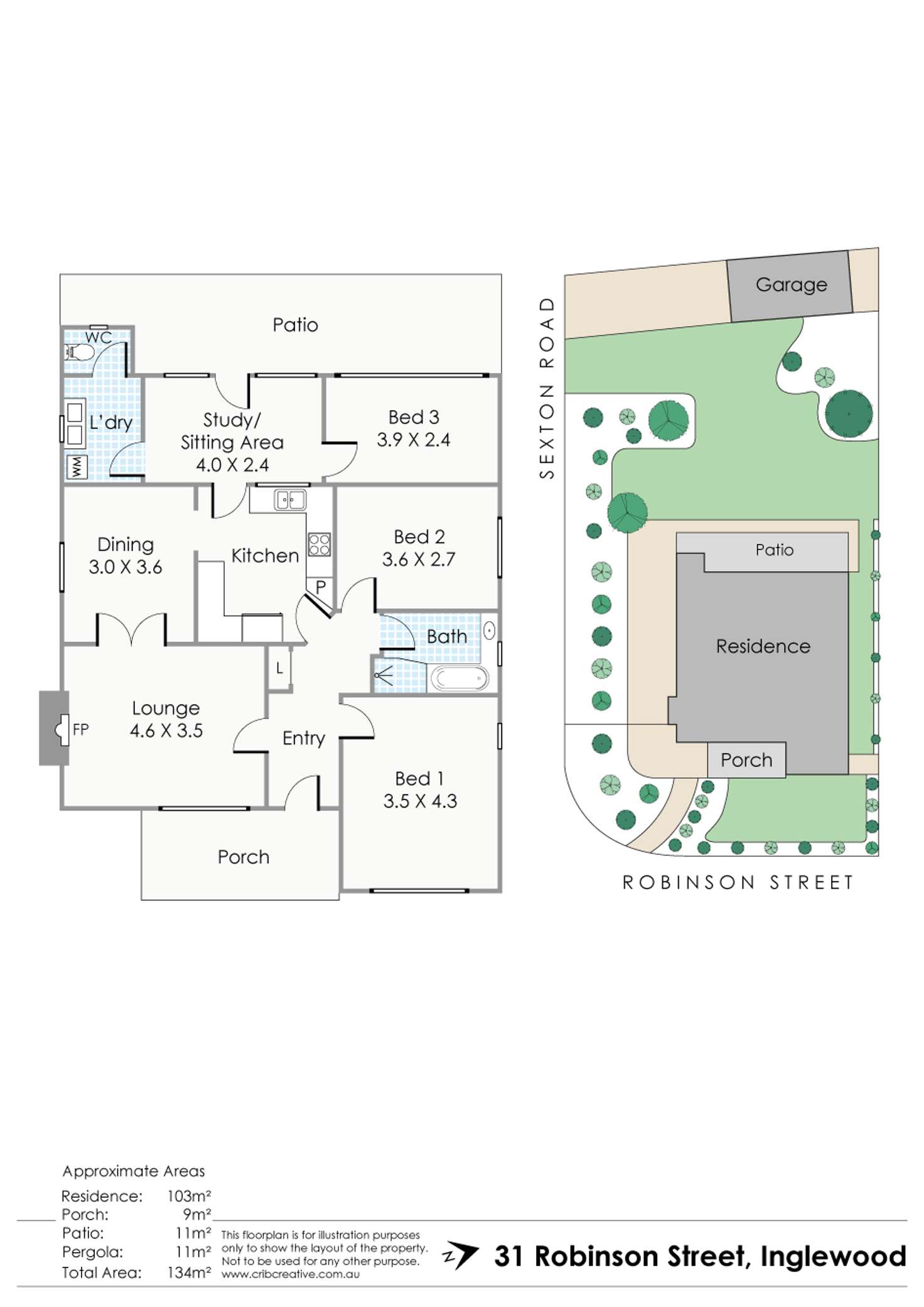 Floorplan of Homely house listing, 31 Robinson Street, Inglewood WA 6052