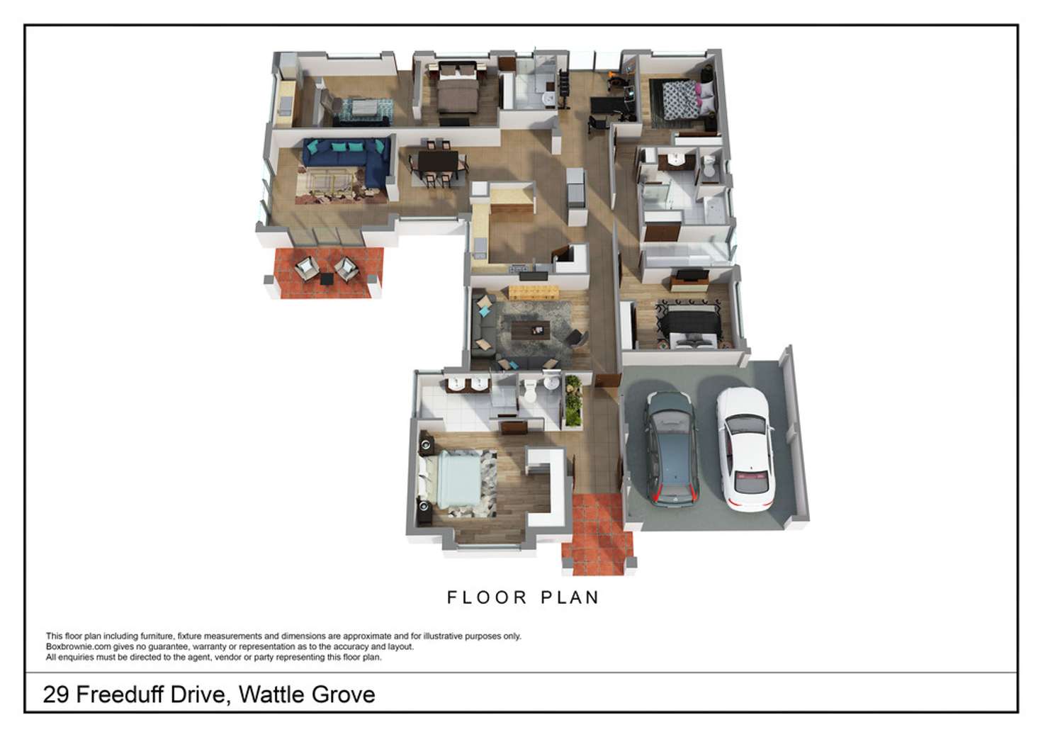 Floorplan of Homely house listing, 29 Freeduff Drive, Wattle Grove WA 6107