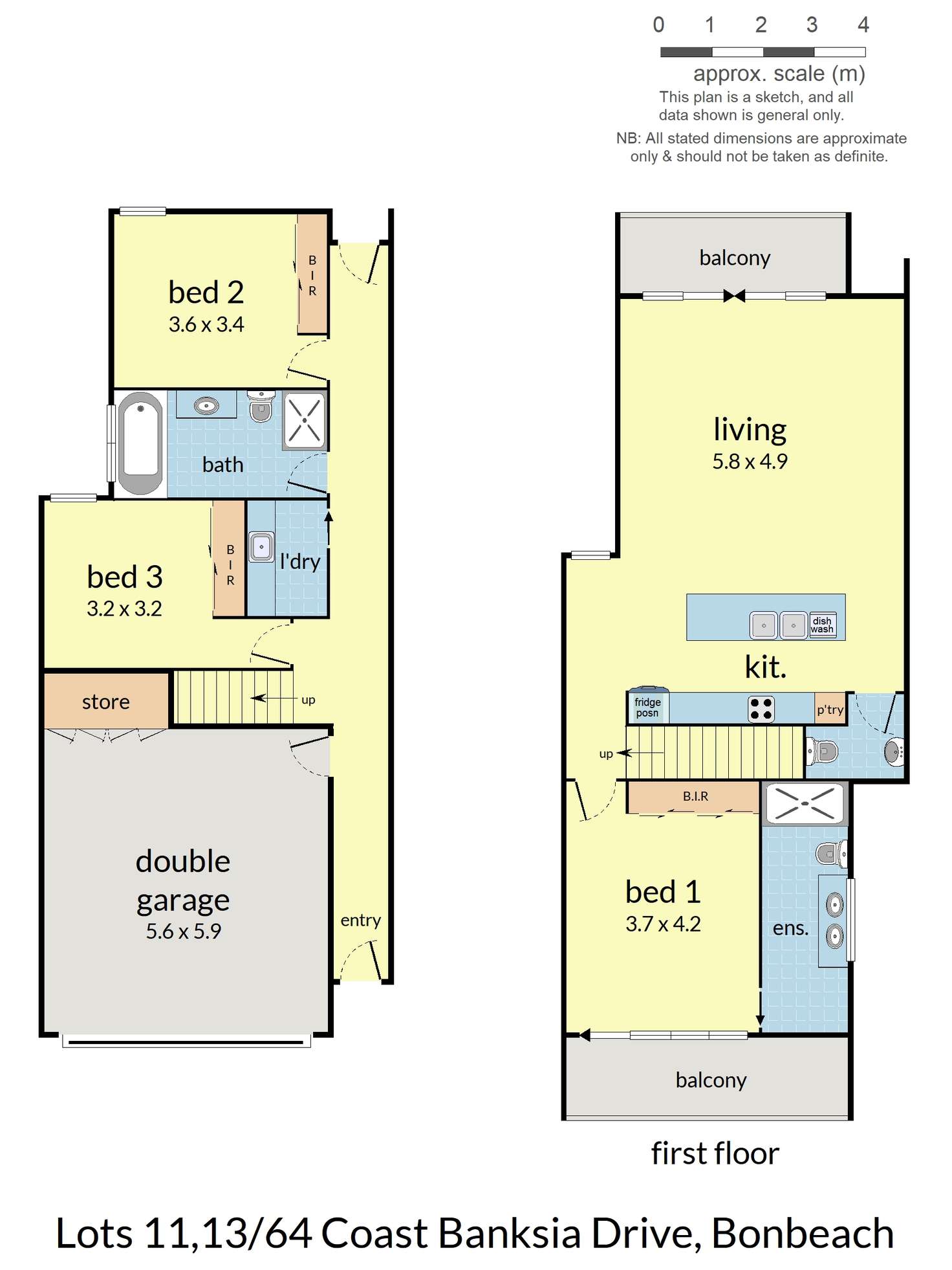 Floorplan of Homely townhouse listing, 6/64 Coast Banksia Drive, Bonbeach VIC 3196