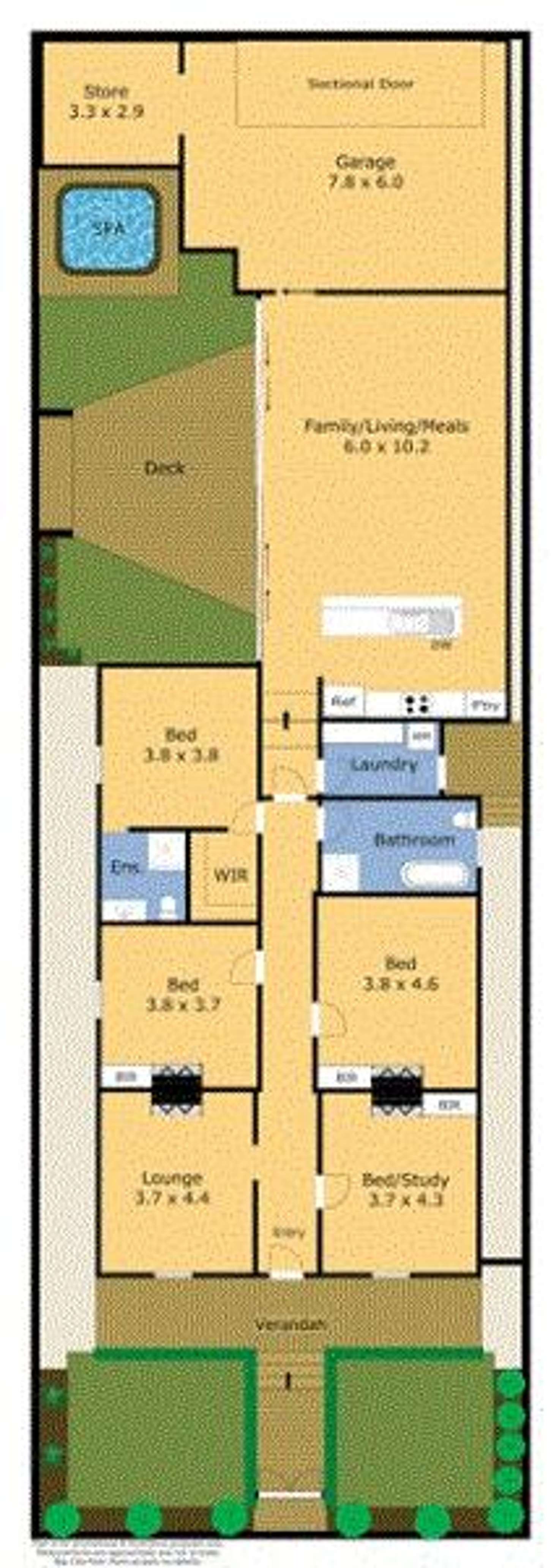 Floorplan of Homely house listing, 309 Moorabool Street, Geelong VIC 3220