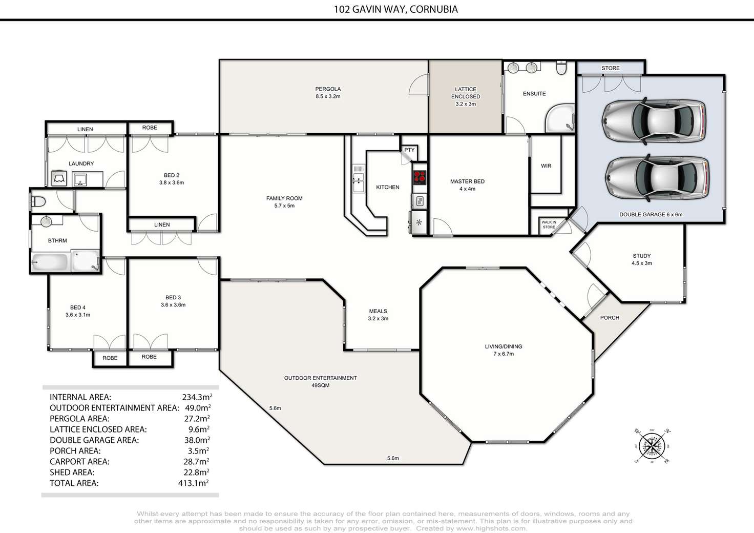 Floorplan of Homely house listing, 102-104 Gavin Way, Cornubia QLD 4130