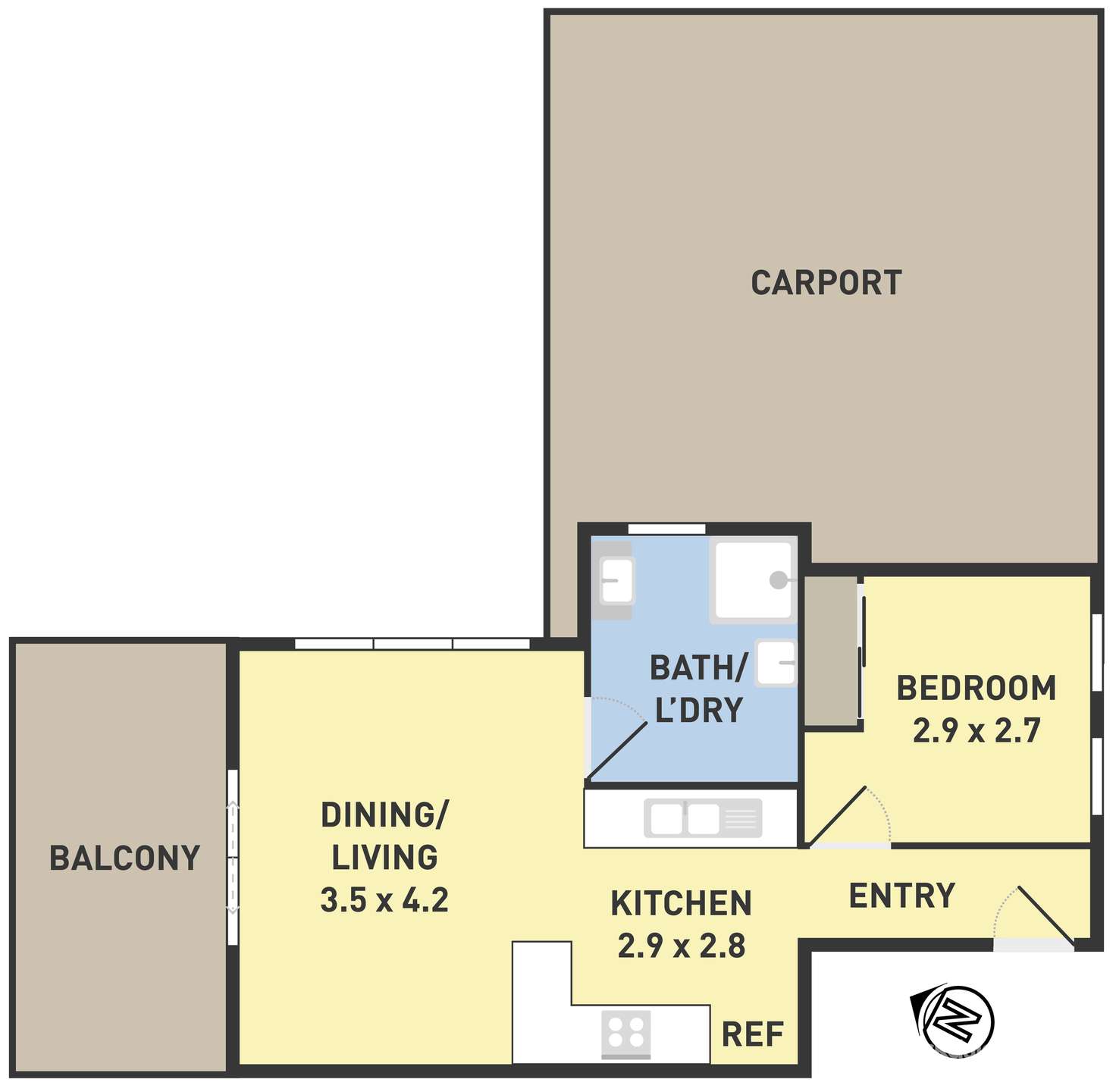 Floorplan of Homely house listing, 24/226 Melrose Drive, Tullamarine VIC 3043