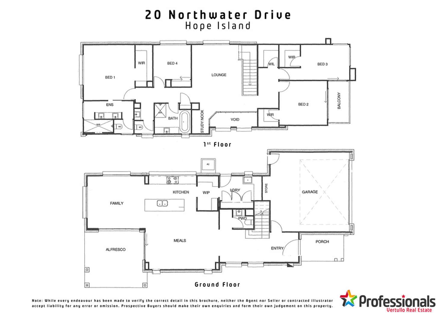 Floorplan of Homely house listing, 20 Northwater Drive, Hope Island QLD 4212