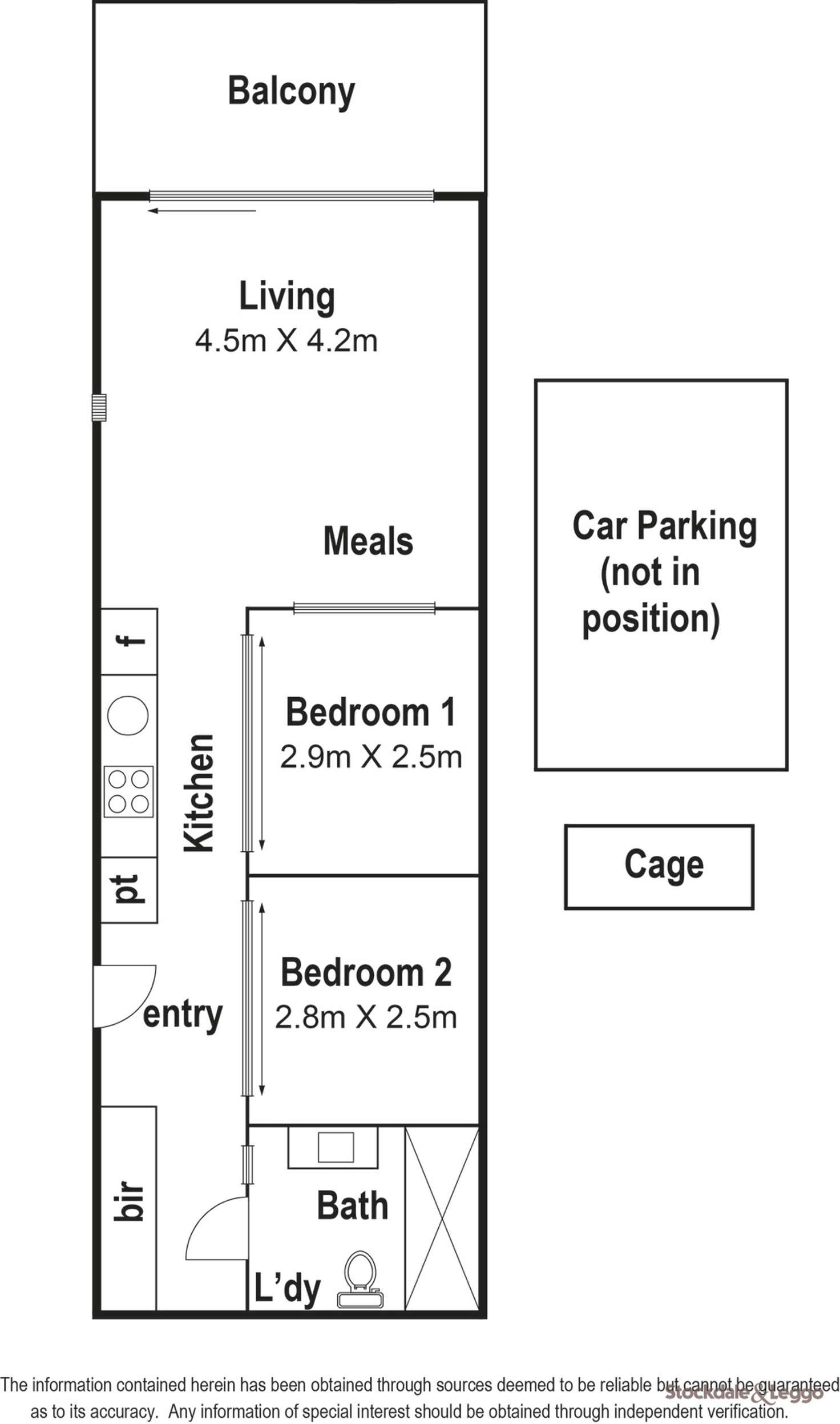 Floorplan of Homely apartment listing, 111/1320 Plenty Road, Bundoora VIC 3083