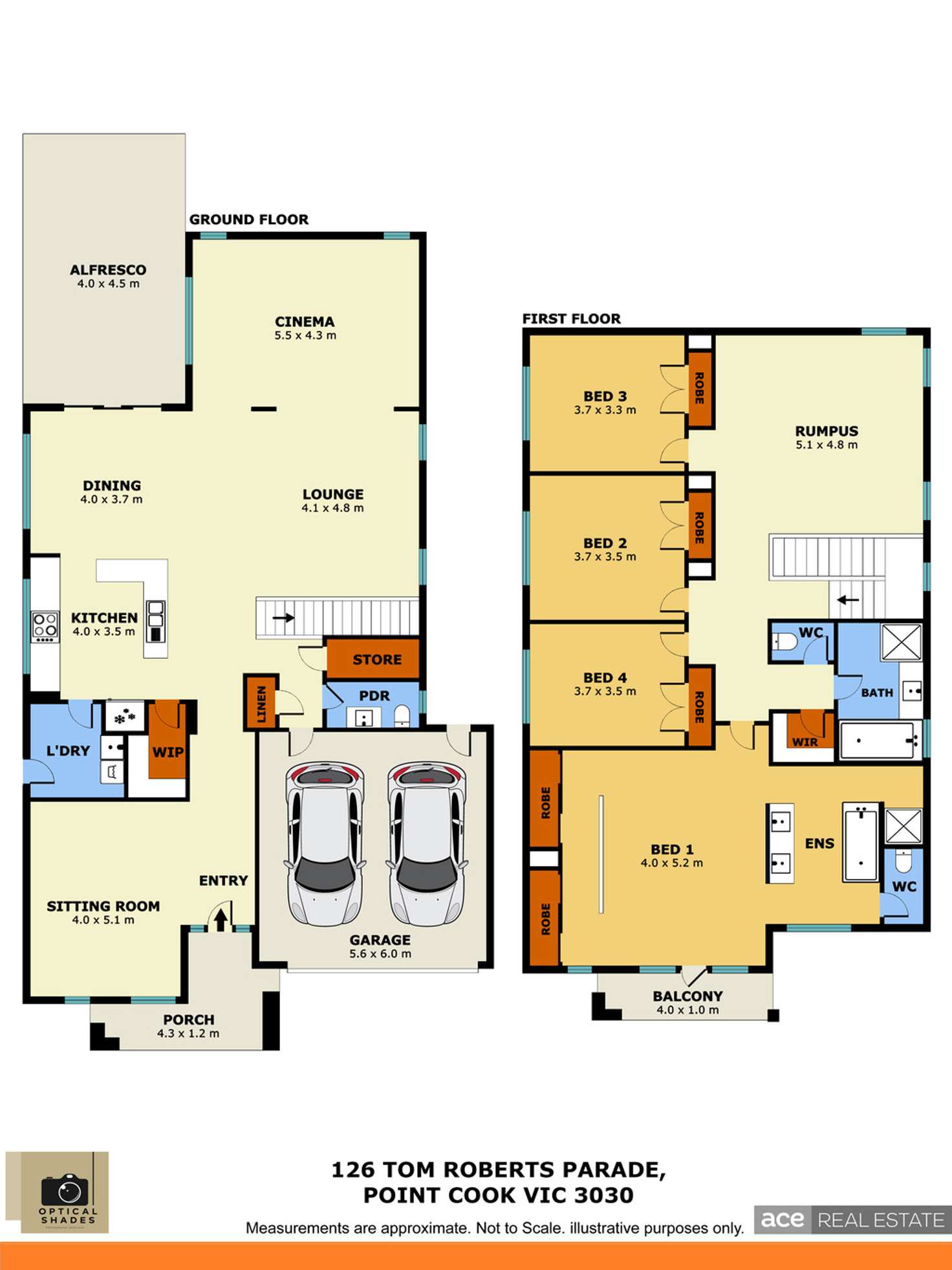 Floorplan of Homely house listing, 126 Tom Roberts Parade, Point Cook VIC 3030