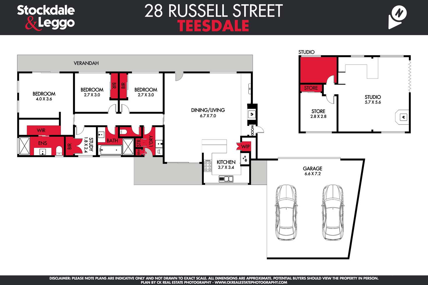 Floorplan of Homely house listing, 28 Russell Street, Teesdale VIC 3328