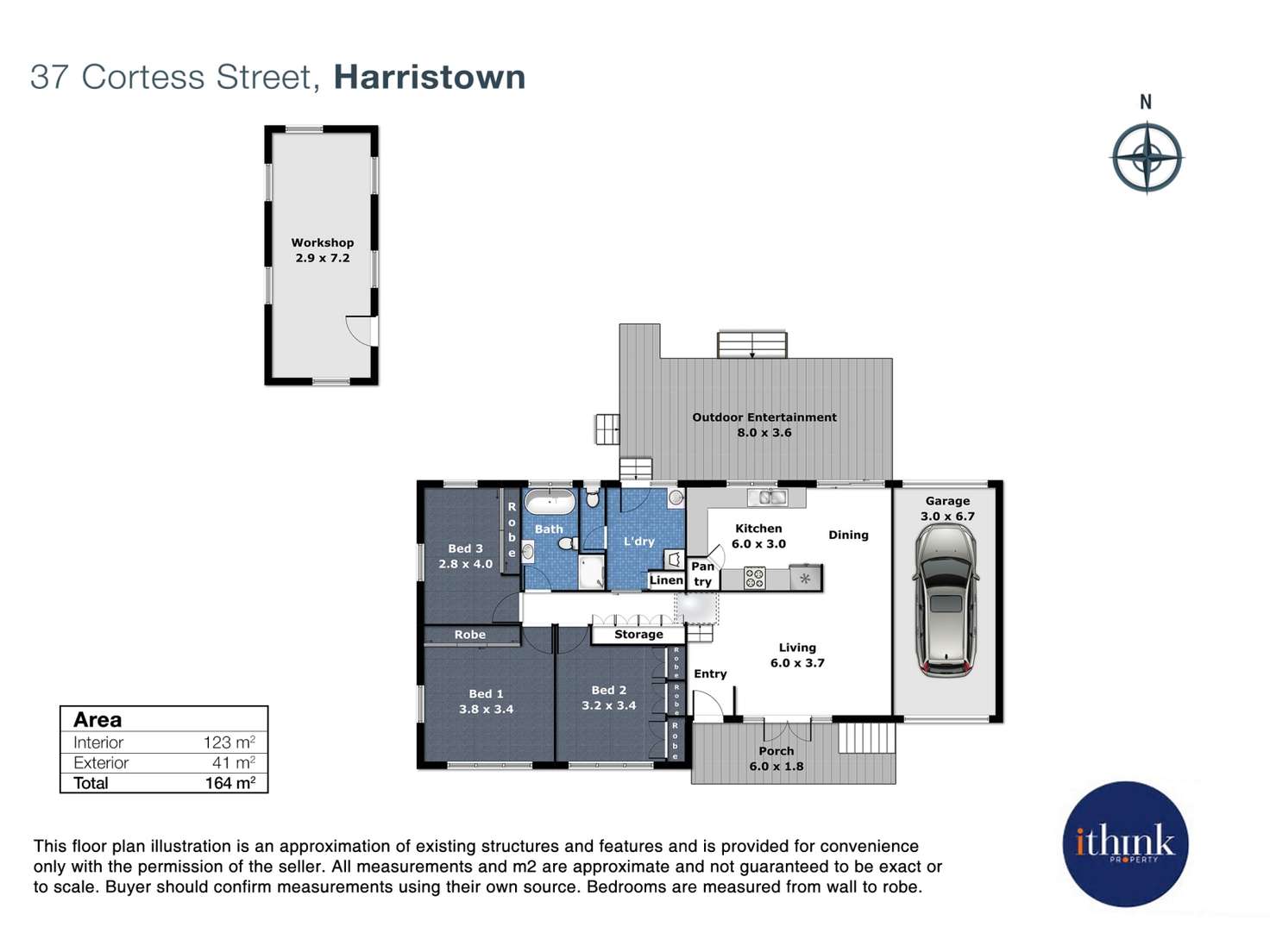 Floorplan of Homely house listing, 37 Cortess Street, Harristown QLD 4350