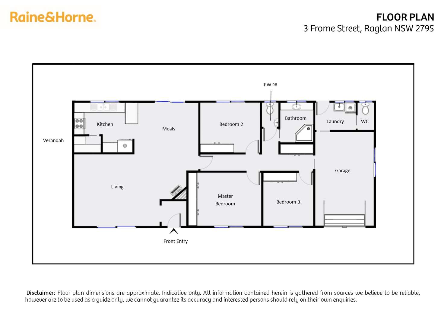Floorplan of Homely house listing, 3 Frome Street, Raglan NSW 2795