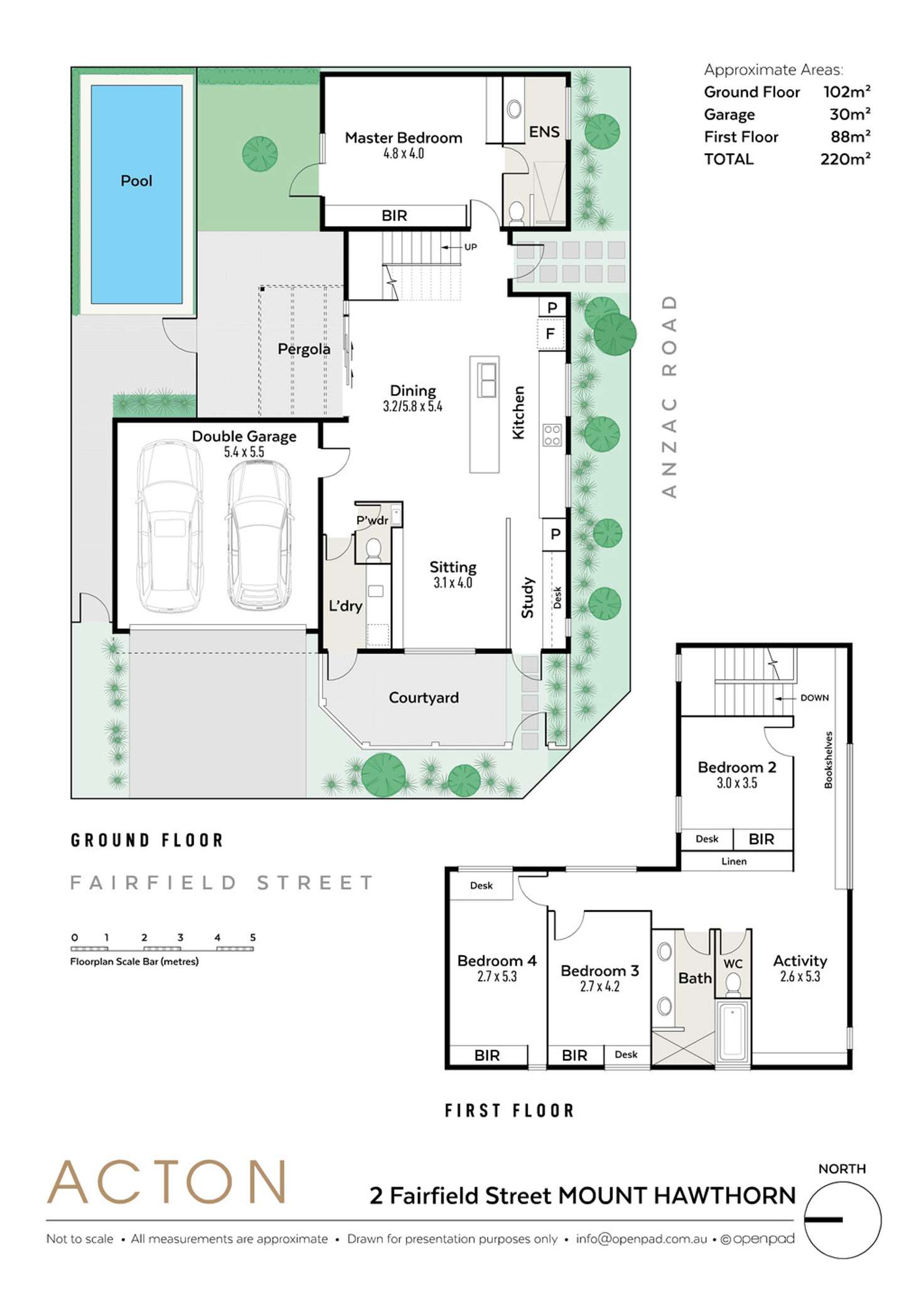 Floorplan of Homely house listing, 2 Fairfield Street, Mount Hawthorn WA 6016