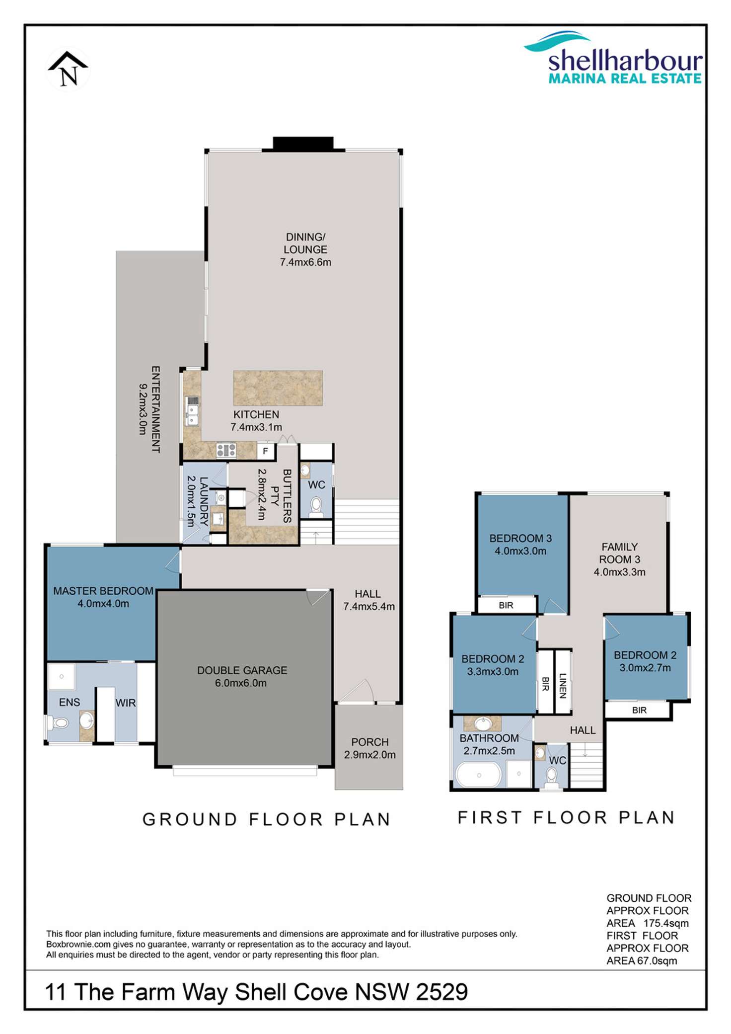 Floorplan of Homely house listing, 11 The Farm Way, Shell Cove NSW 2529