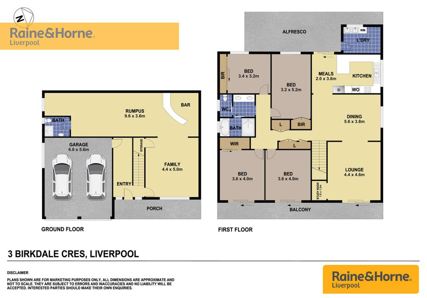 Floorplan of Homely house listing, 3 Birkdale Crescent, Liverpool NSW 2170