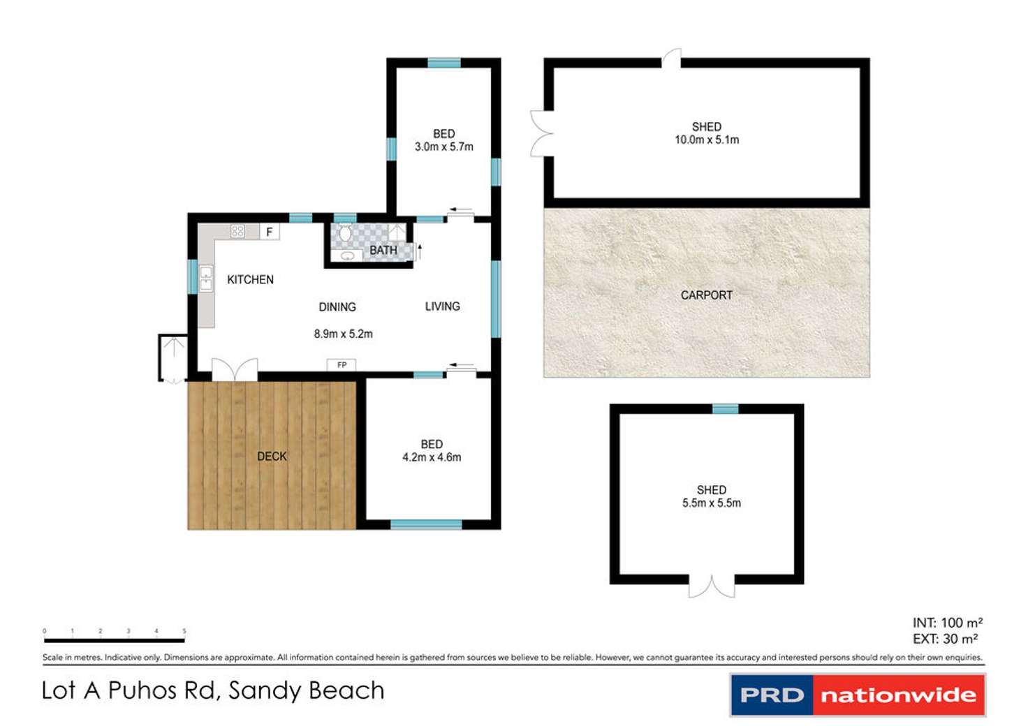 Floorplan of Homely acreageSemiRural listing, Lot A Puhos Road, Sandy Beach NSW 2456