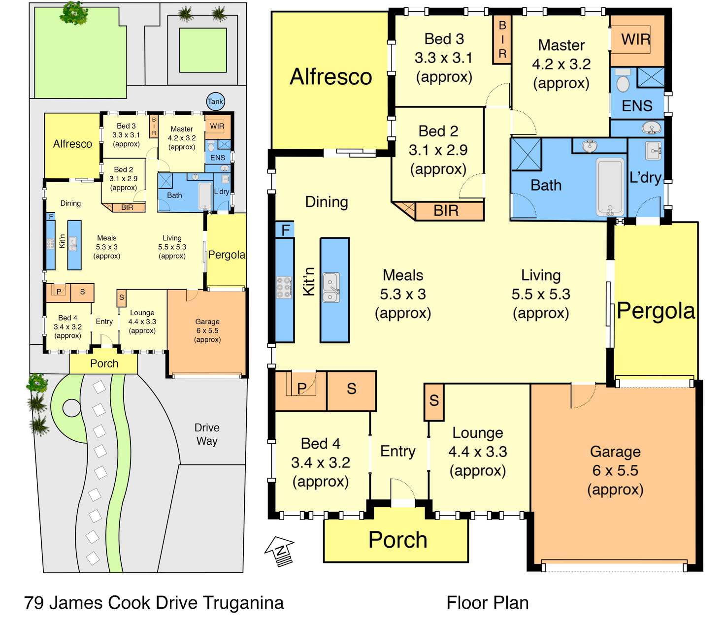 Floorplan of Homely house listing, 79 James Cook Drive, Truganina VIC 3029