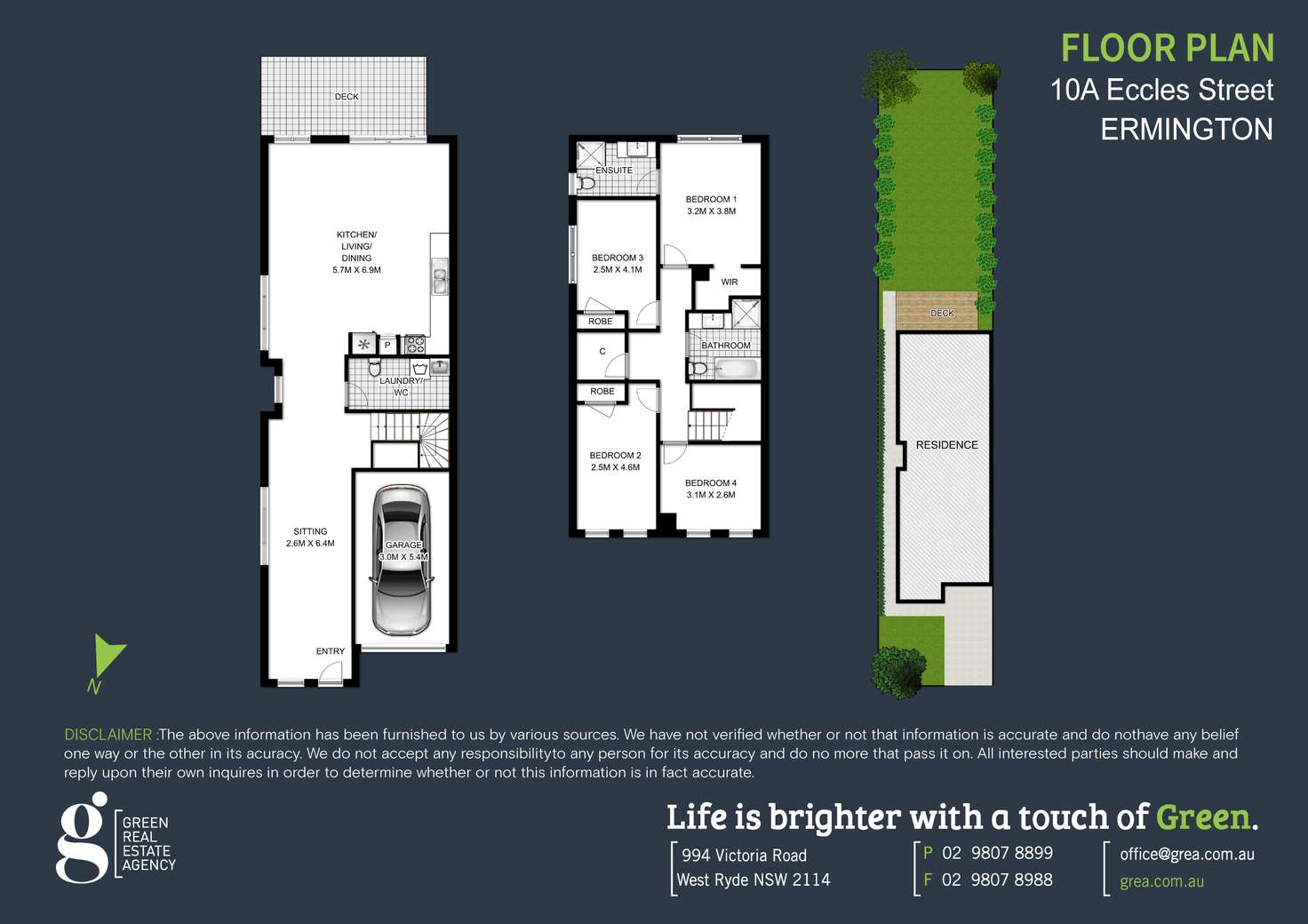Floorplan of Homely house listing, 10 Eccles Street, Ermington NSW 2115