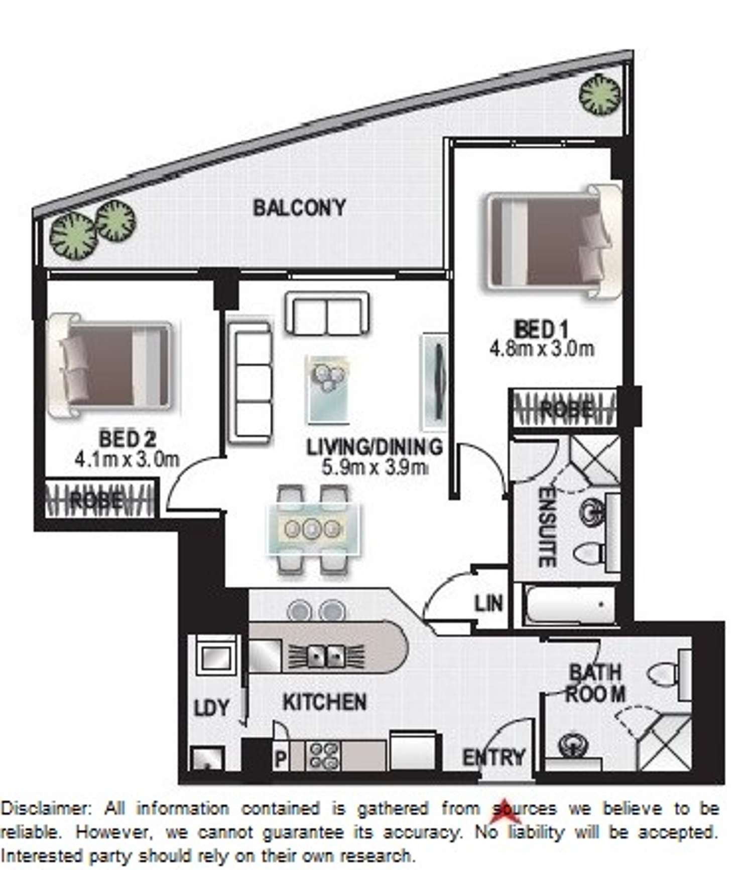 Floorplan of Homely apartment listing, 1207/87 Shoreline Drive, Rhodes NSW 2138