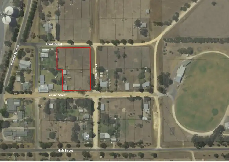 Floorplan of Homely land listing, . Second & Third Streets, Frances SA 5262