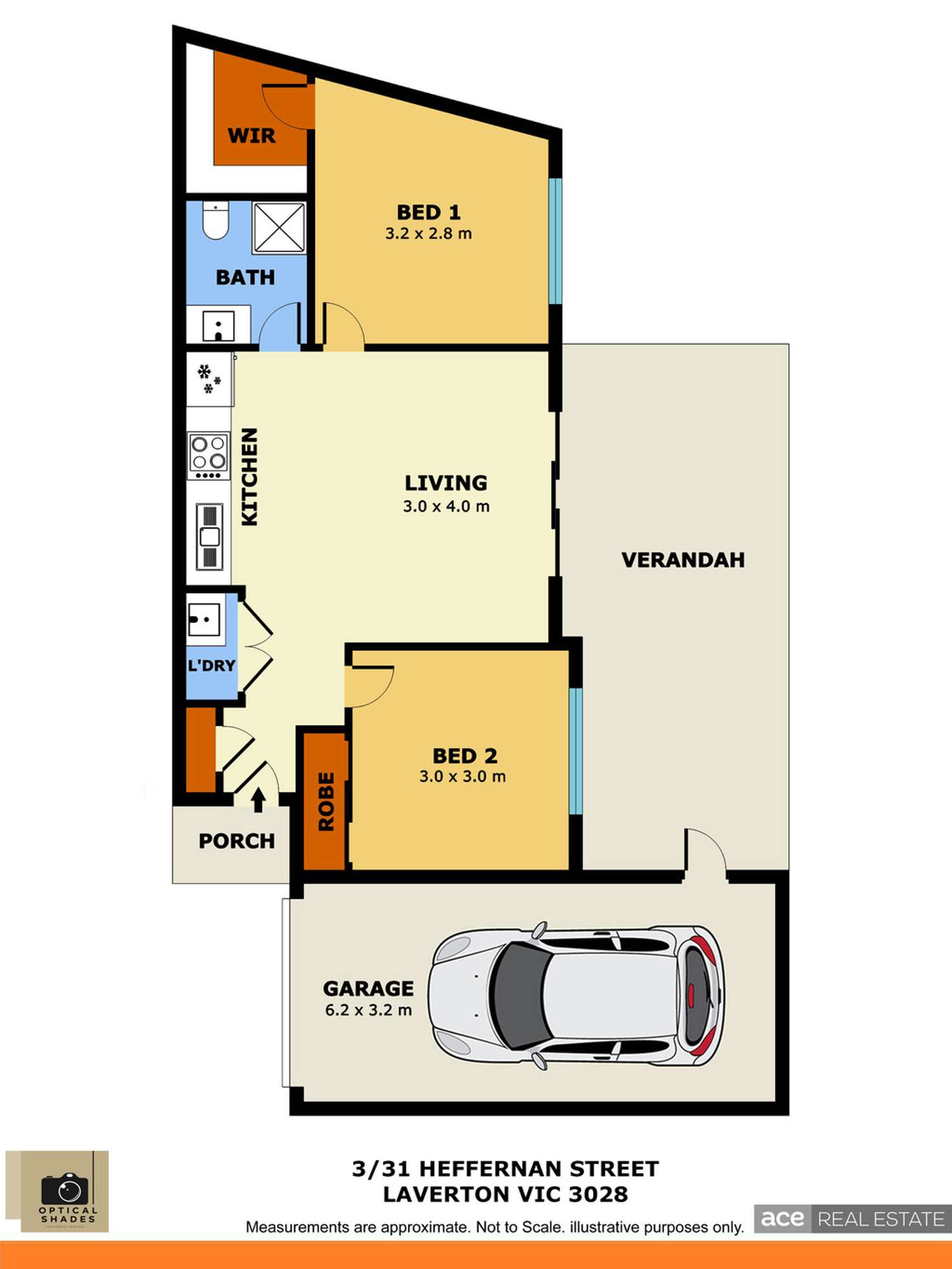 Floorplan of Homely house listing, 3/31 Heffernan Street, Laverton VIC 3028