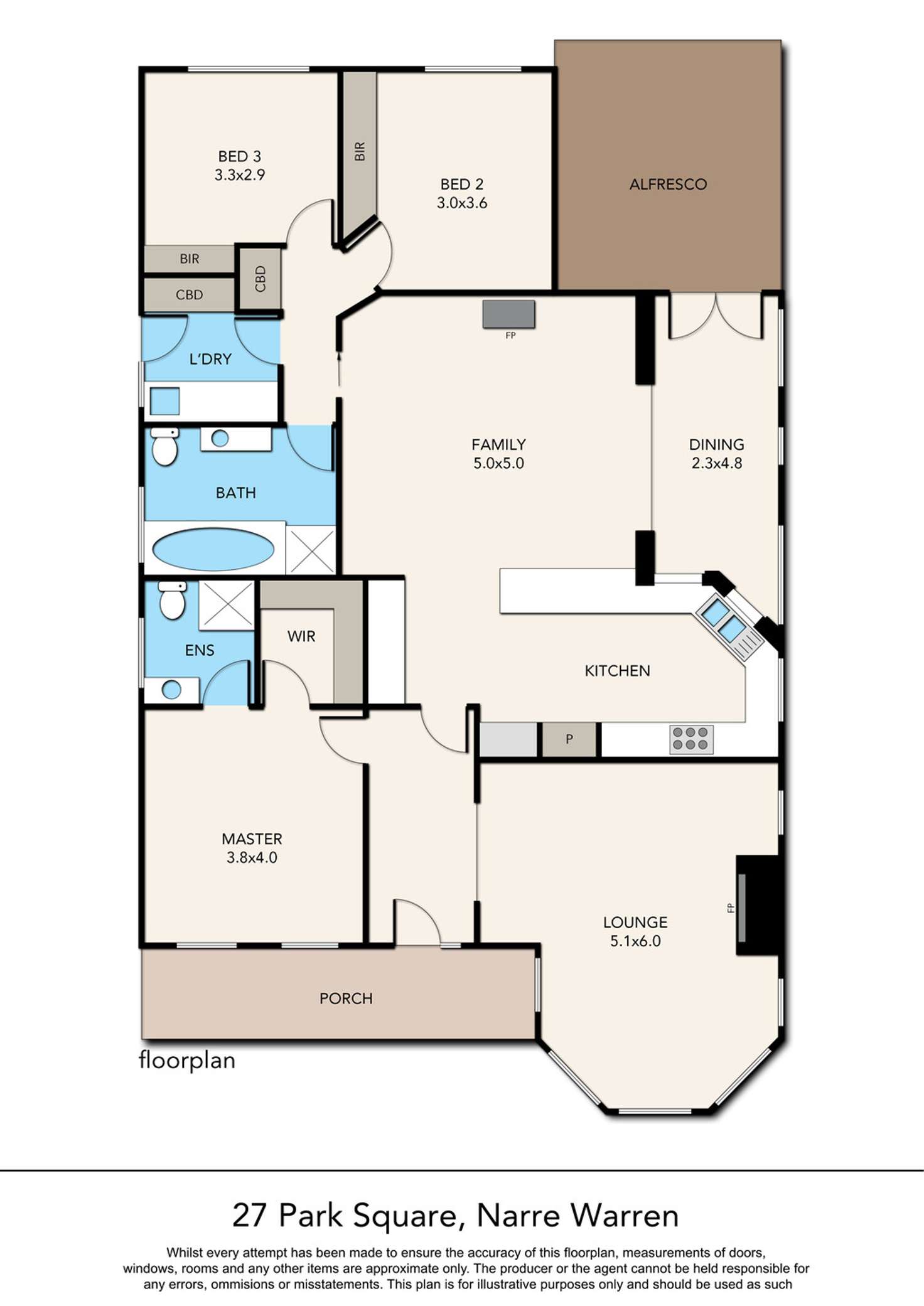 Floorplan of Homely house listing, 27 Park Square, Narre Warren South VIC 3805