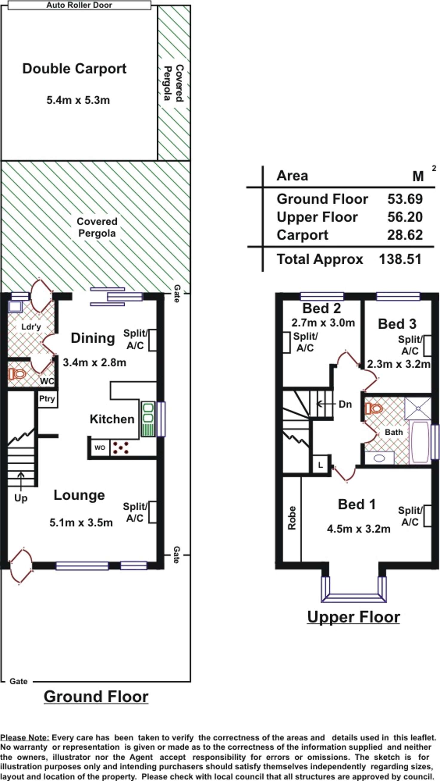 Floorplan of Homely townhouse listing, 5/35 Tim Hunt Way, Peterhead SA 5016