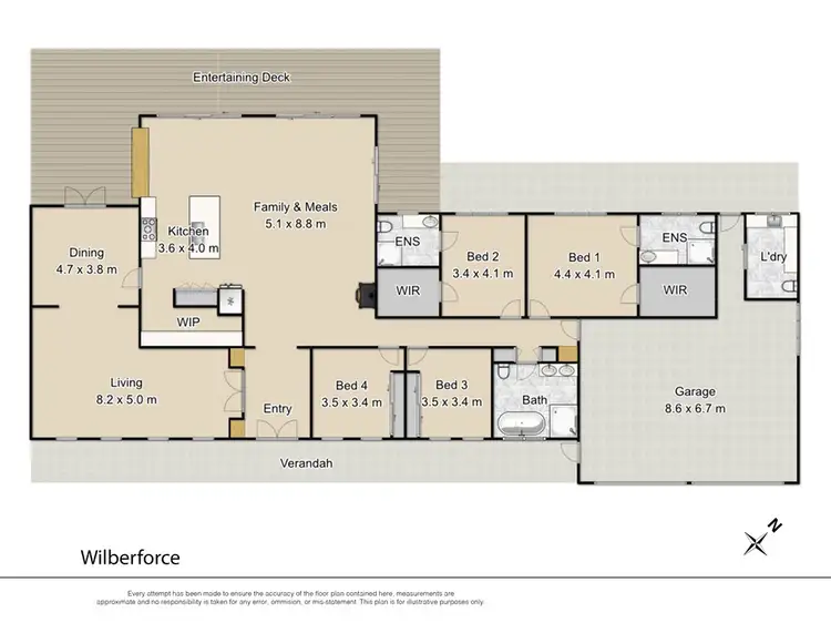 Floorplan of Homely rural property listing, 10c Tallow Wood Close, Wilberforce NSW 2756