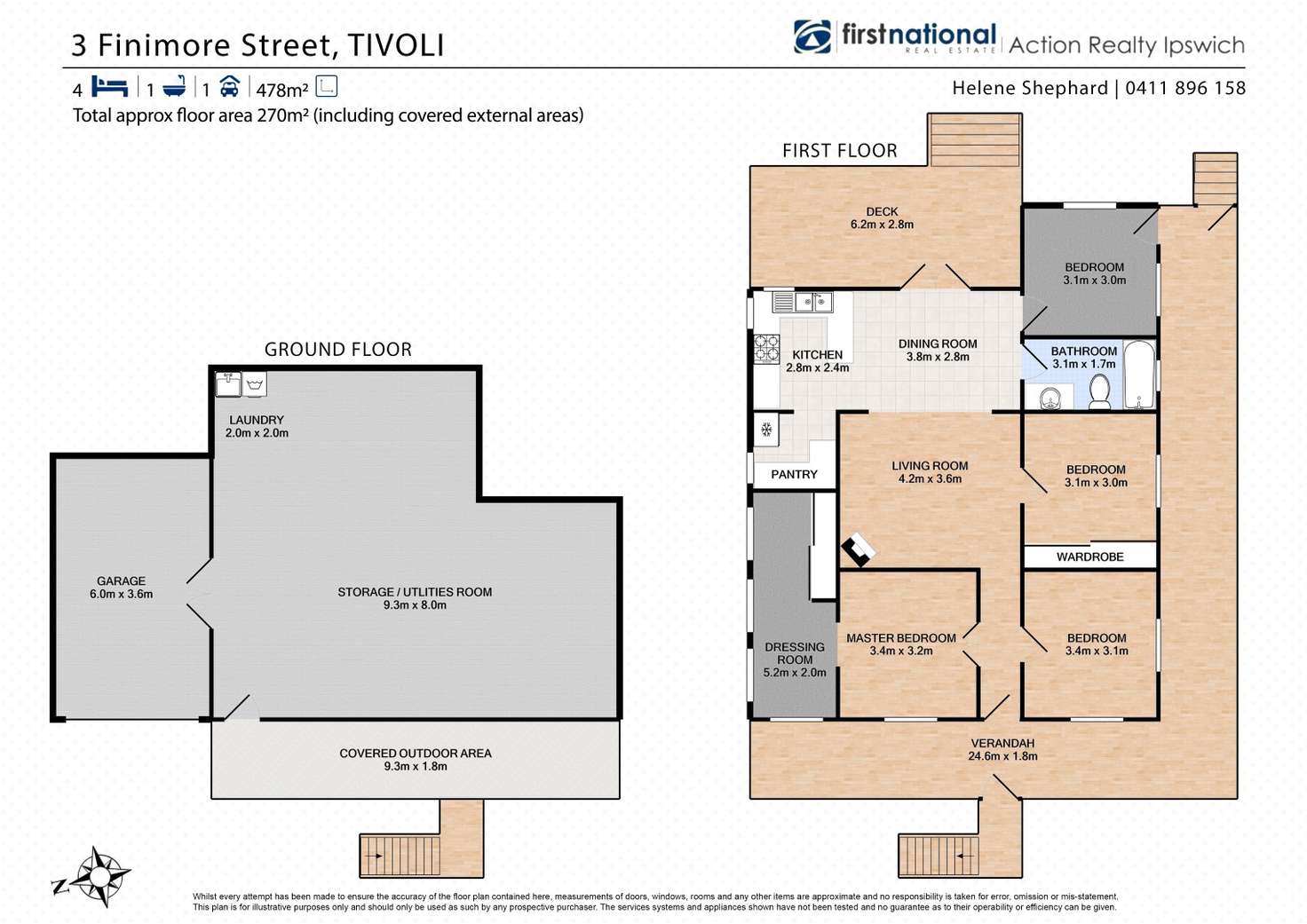 Floorplan of Homely house listing, 3 Finimore Street, Tivoli QLD 4305