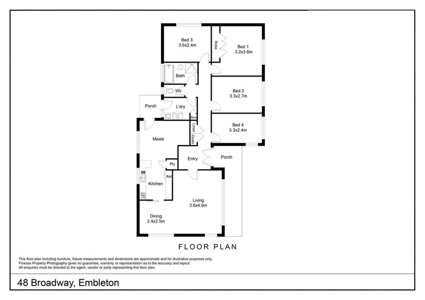 Floorplan of Homely house listing, 48 Broadway, Embleton WA 6062