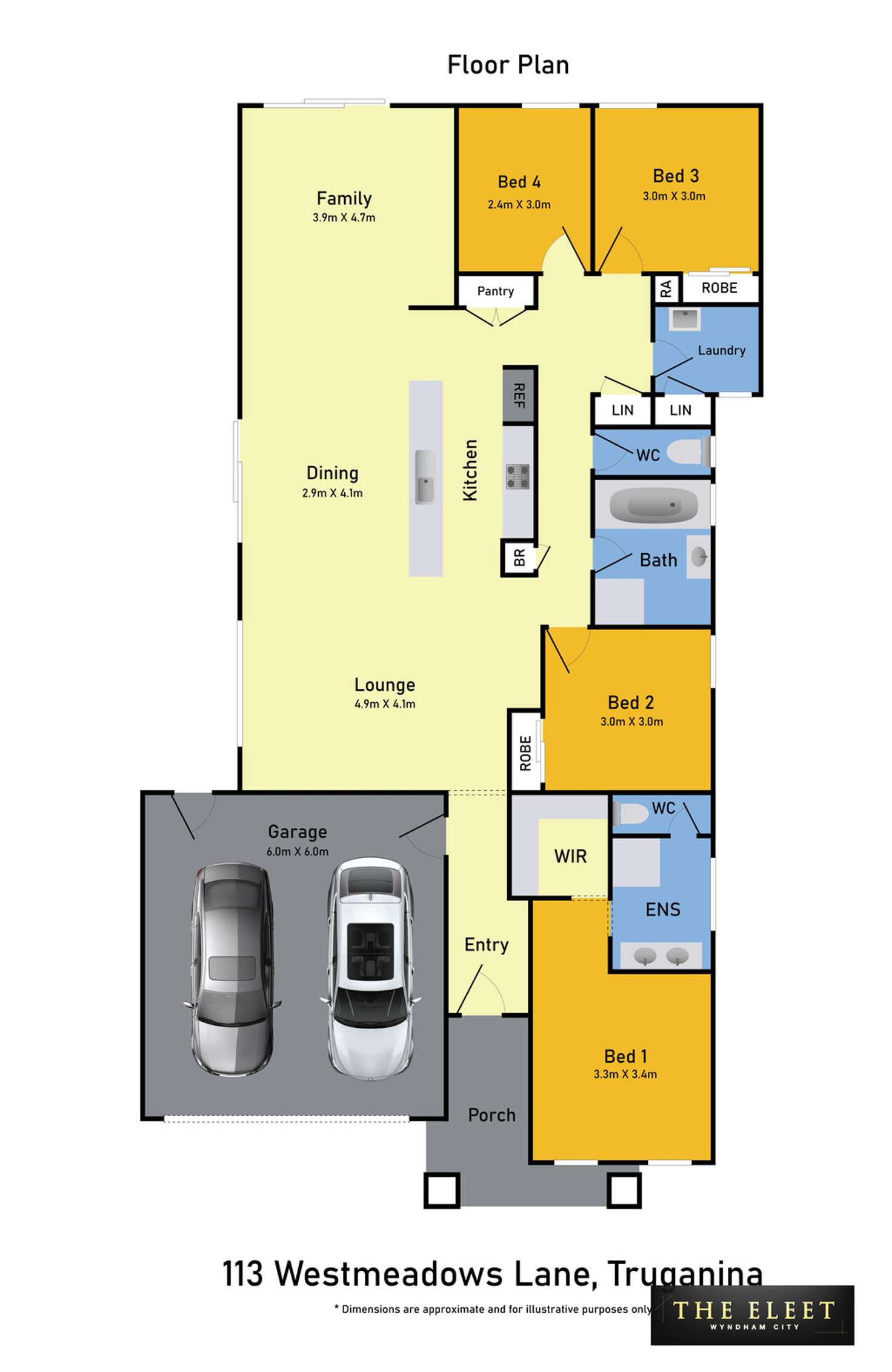 Floorplan of Homely house listing, 113 Westmeadows Lane, Truganina VIC 3029