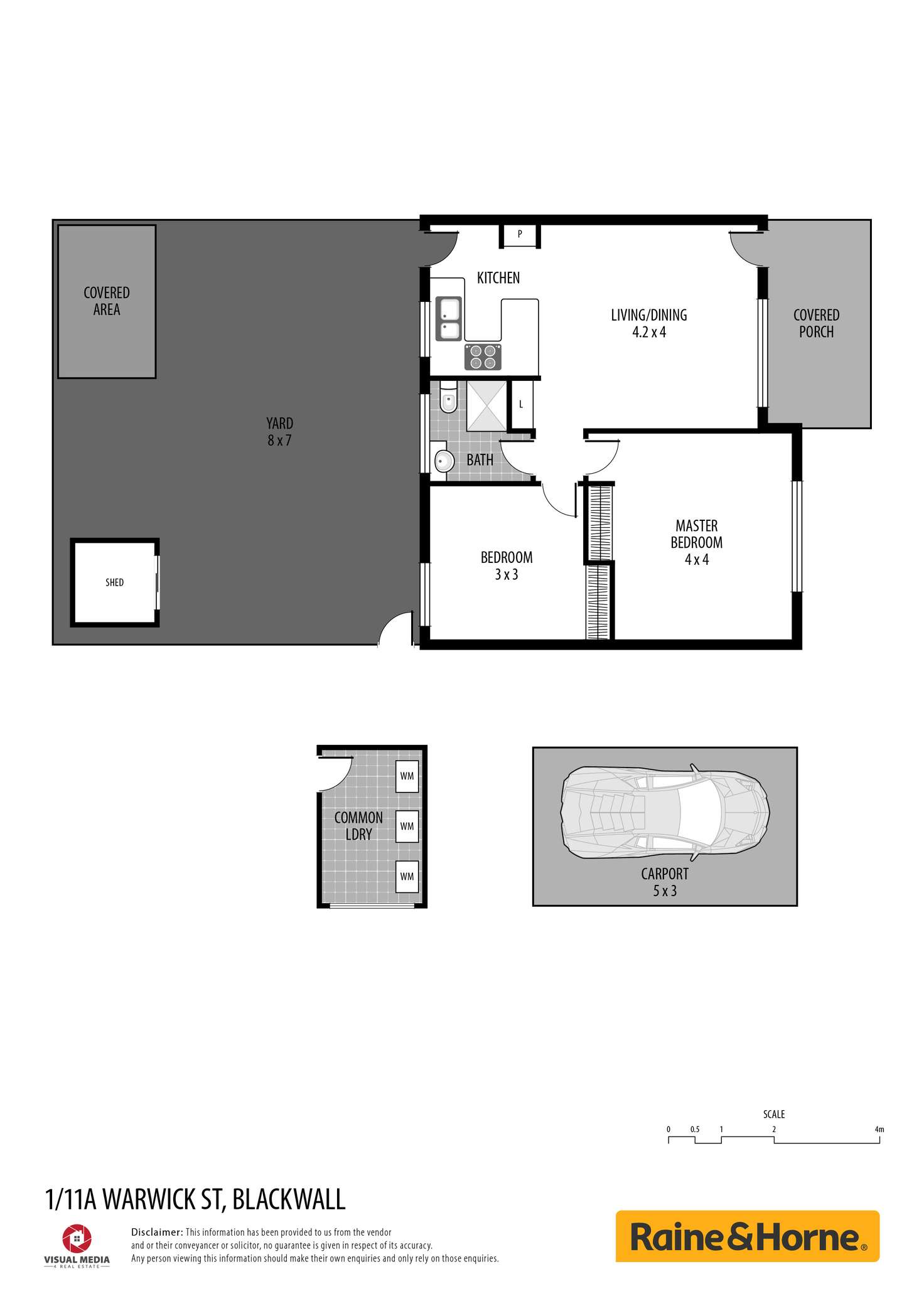 Floorplan of Homely villa listing, 1/11A Warwick Street, Blackwall NSW 2256