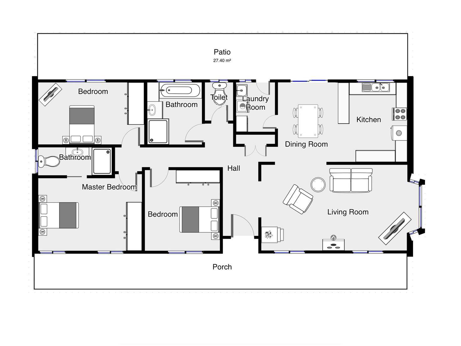 Floorplan of Homely house listing, 439 Walnut Avenue, Mildura VIC 3500