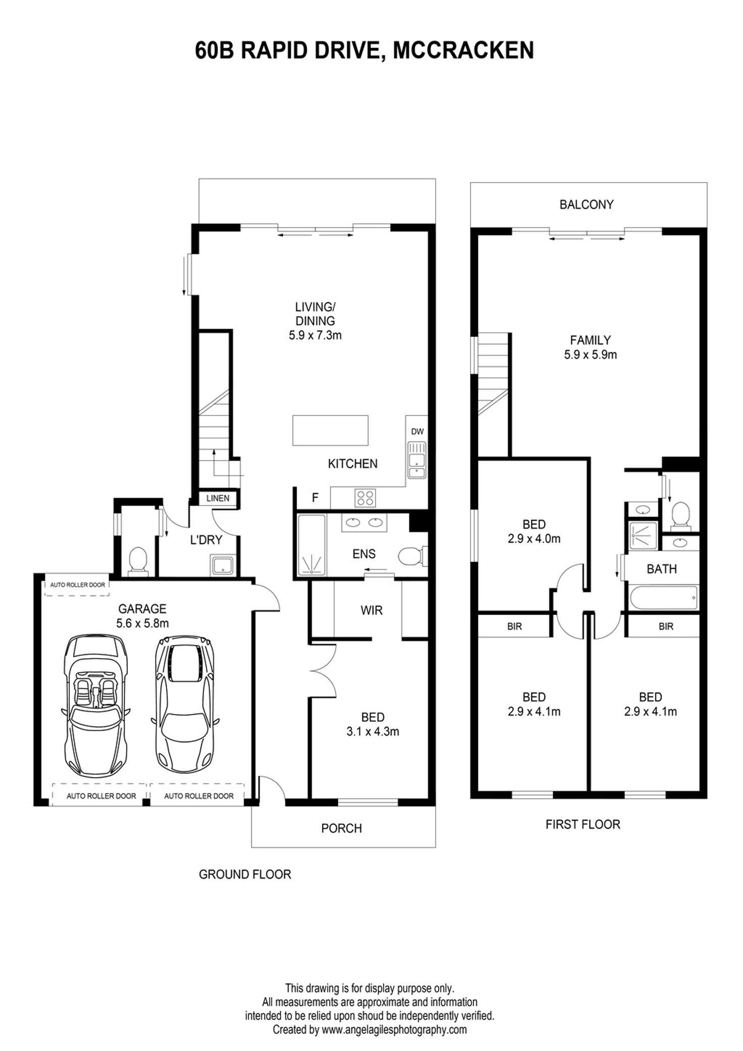 Floorplan of Homely house listing, 68B RAPID DRIVE, Mccracken SA 5211