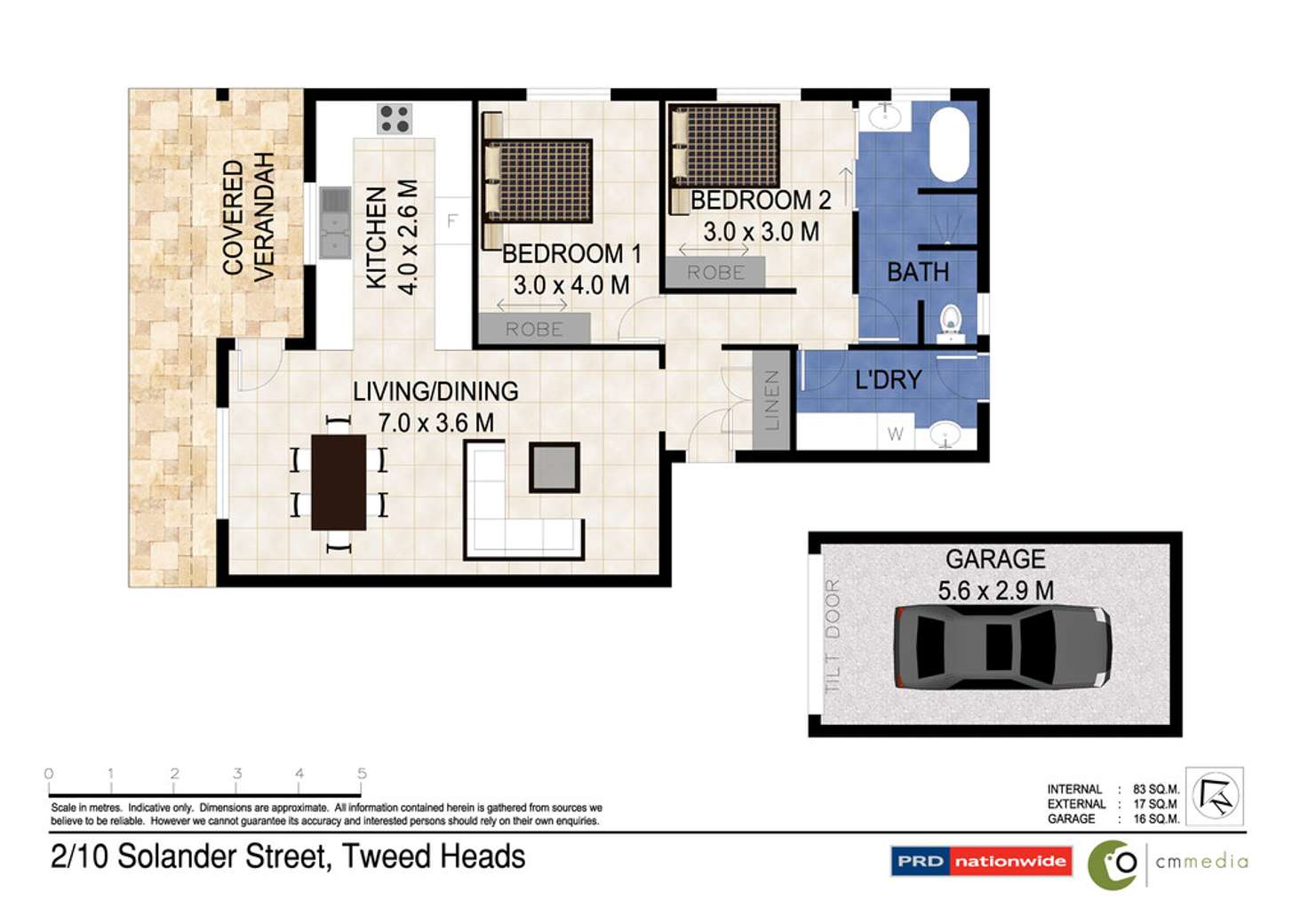 Floorplan of Homely house listing, 2/10 Solander Street, Tweed Heads NSW 2485