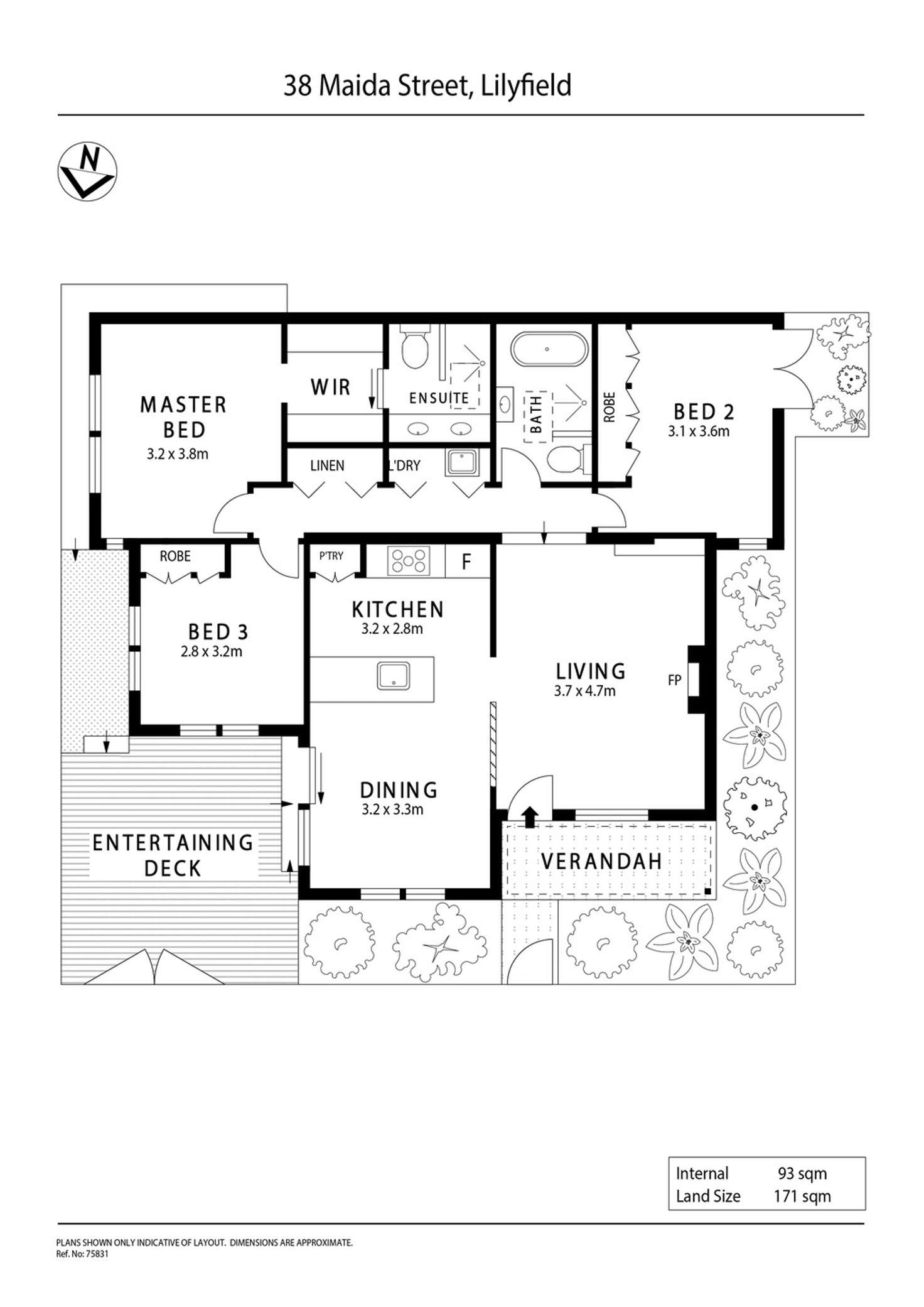 Floorplan of Homely house listing, 38 Maida Street, Lilyfield NSW 2040