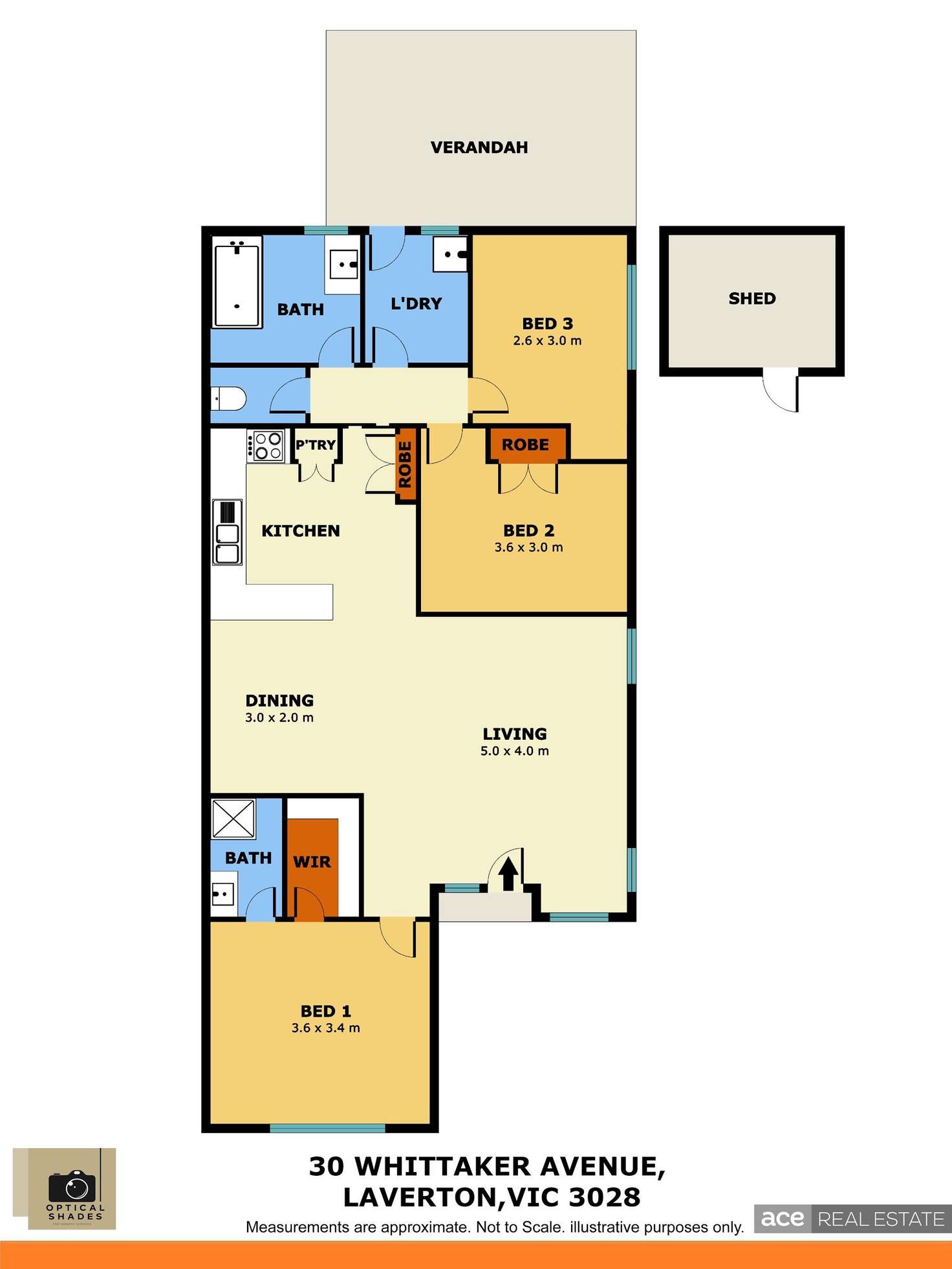 Floorplan of Homely house listing, 30 Whittaker Avenue, Laverton VIC 3028