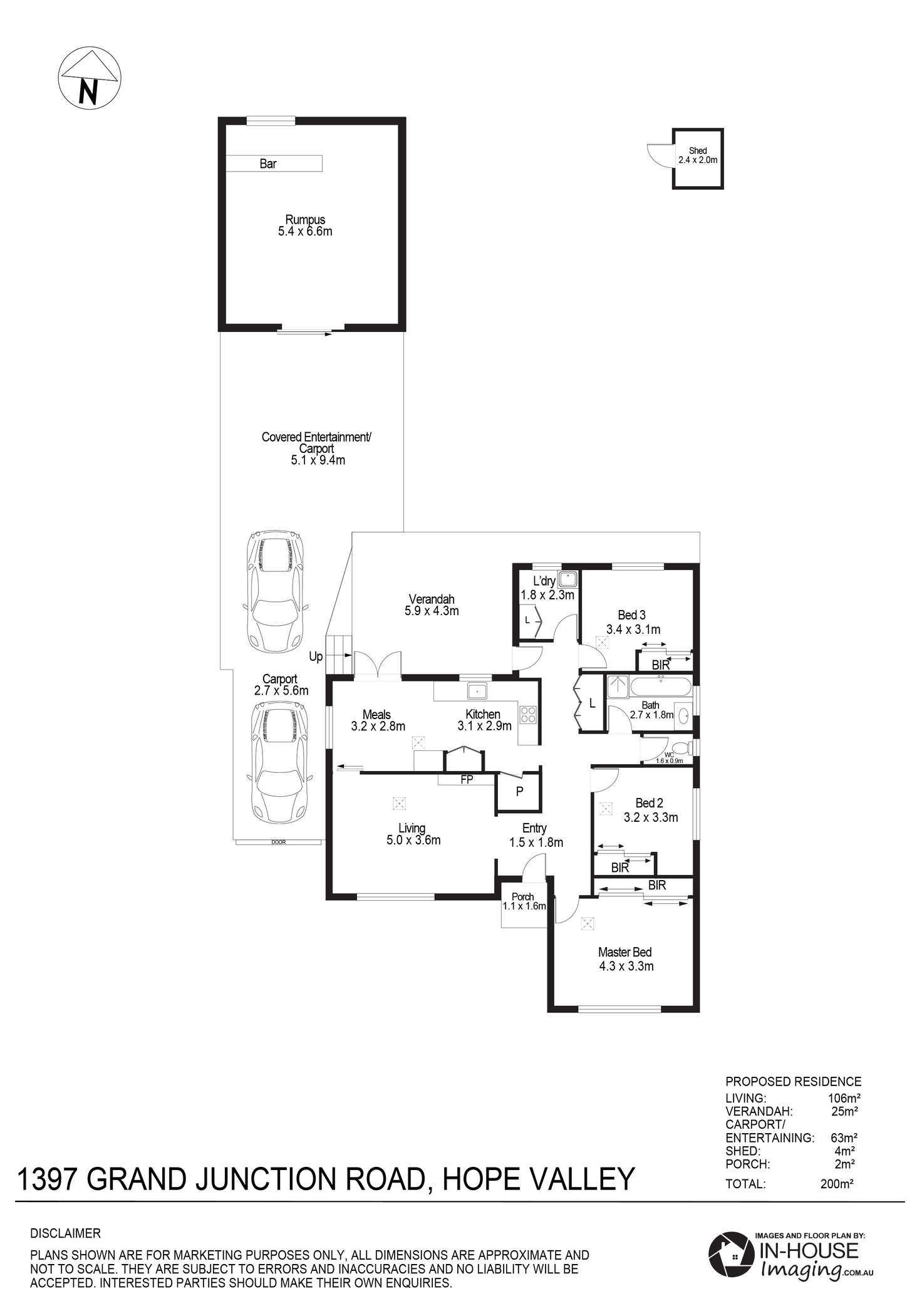 Floorplan of Homely house listing, 1397 Grand Junction Road, Hope Valley SA 5090