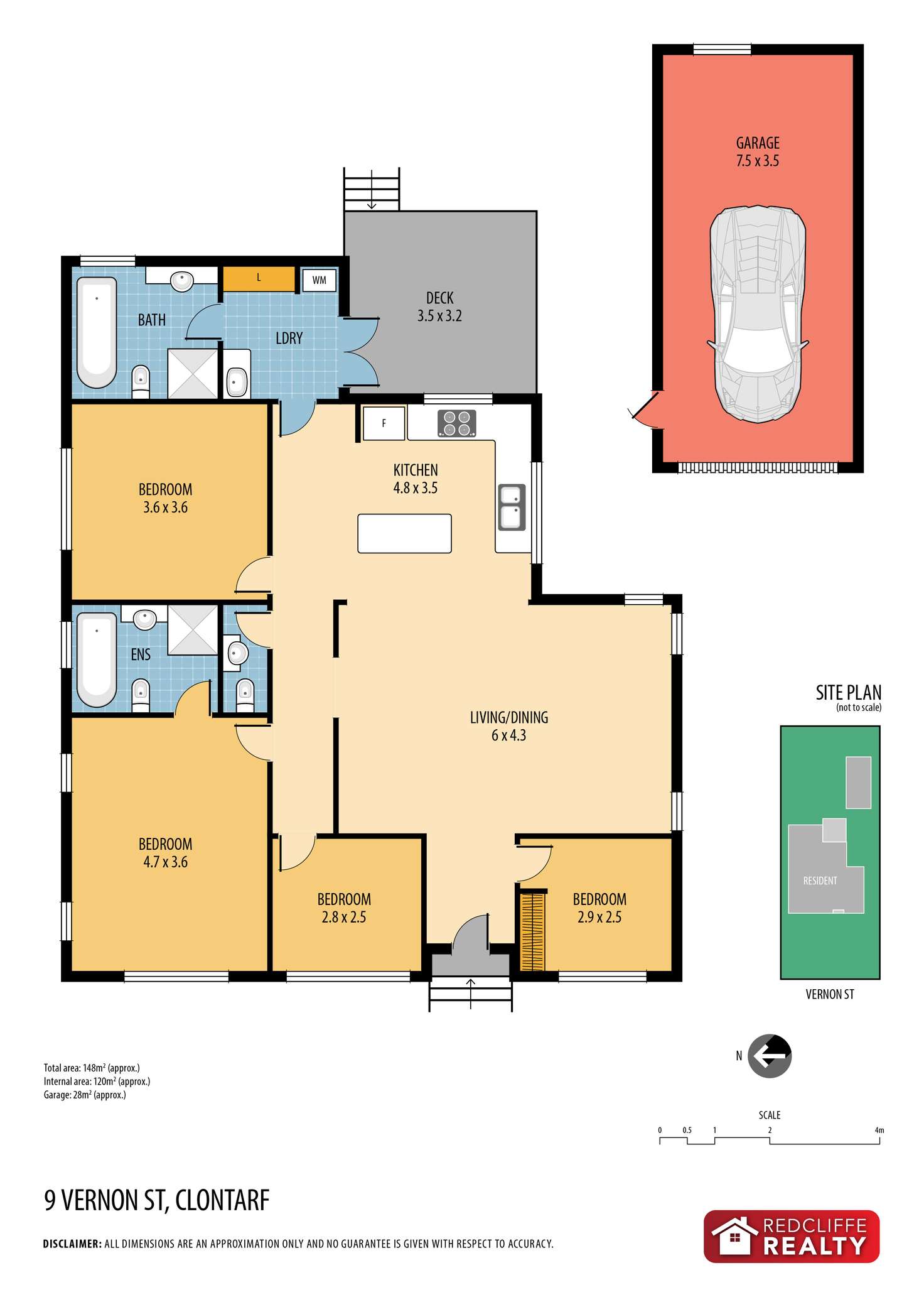 Floorplan of Homely house listing, 9 Vernon Street, Clontarf QLD 4019