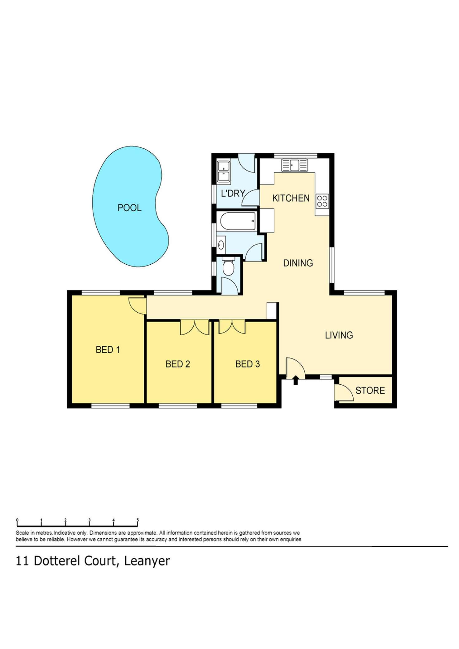 Floorplan of Homely house listing, 11 Dotterel Court, Leanyer NT 812